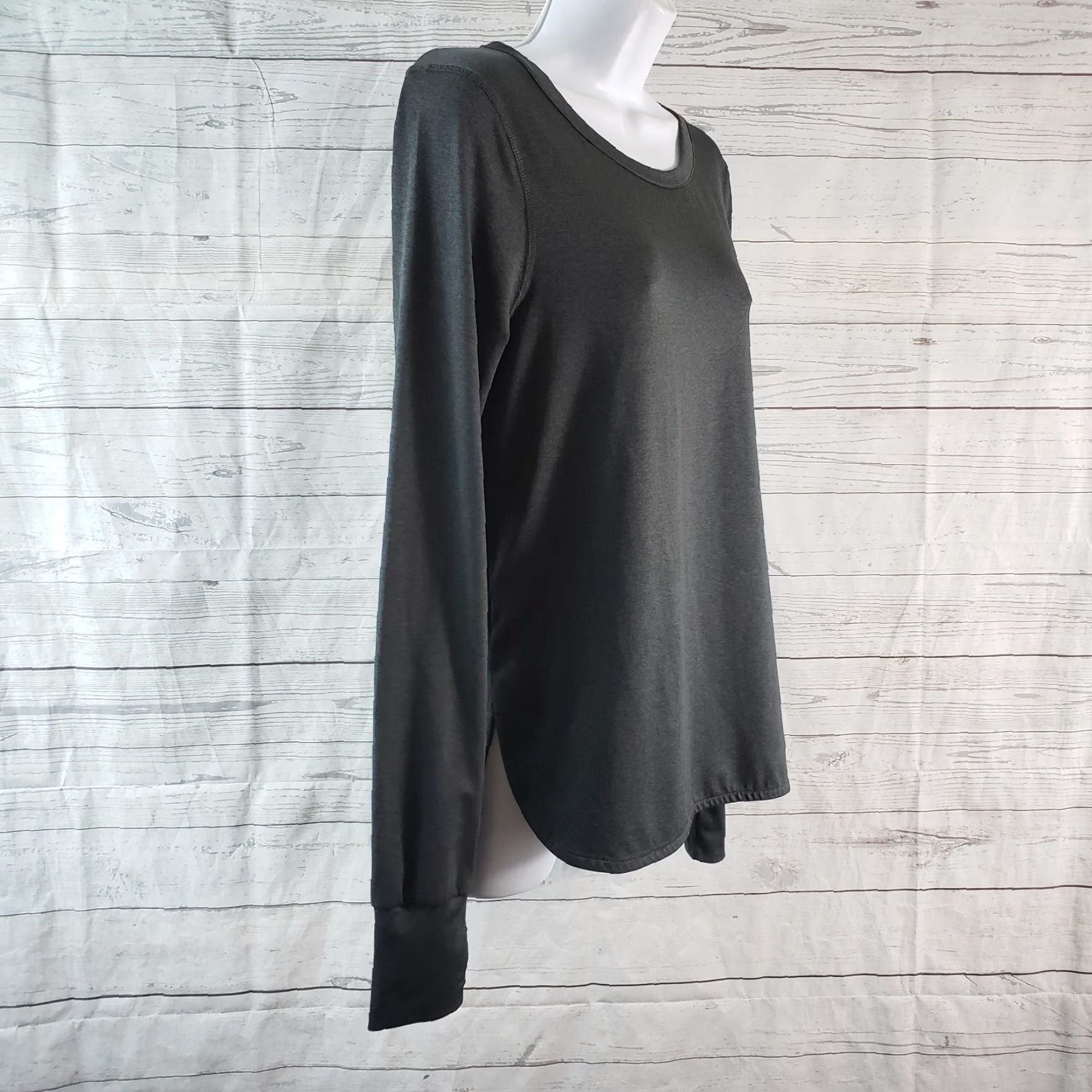 Varley Varley Womens Pullover Top Sz Small Gray Long Sleeve Size S / US 4 / IT 40 - 3 Thumbnail