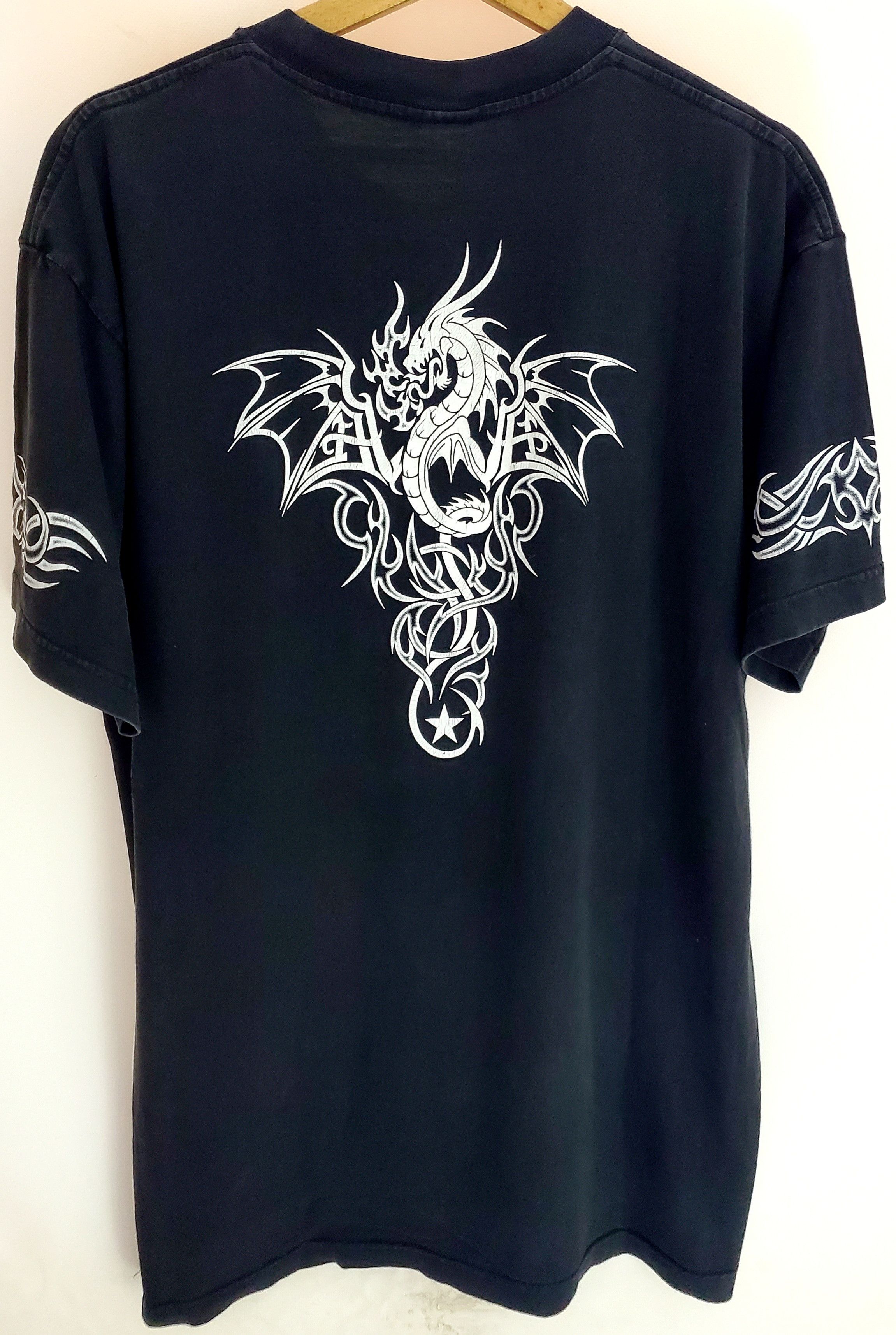Japanese Brand Vintage Rock Eagle Dragon Tee shirt size Xl Size US XL / EU 56 / 4 - 3 Thumbnail
