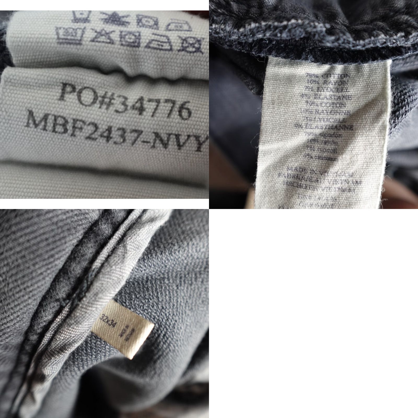 Faherty Faherty Pants 32 x 31 Blue Stretch Terry 5-Pocket Pant Navy MBF2437-NVY Size US 32 / EU 48 - 9 Thumbnail