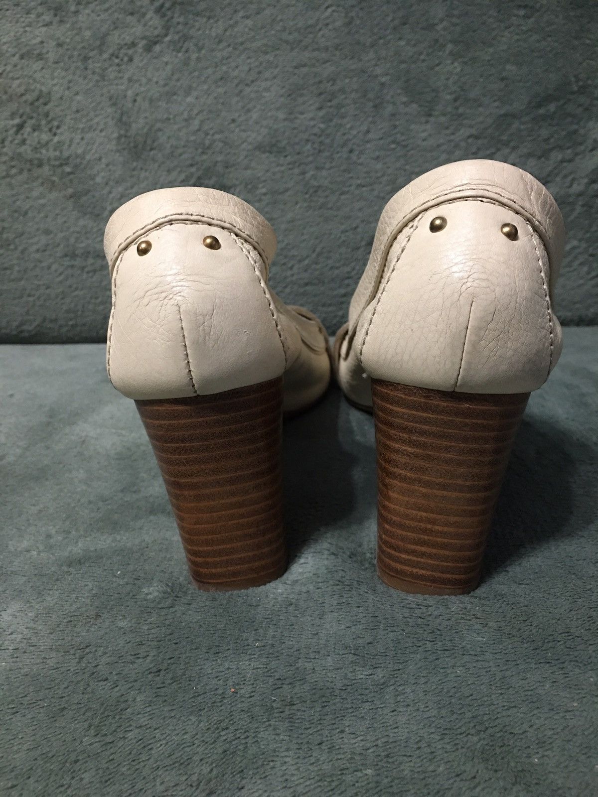 Chloe CHLOE Leather Ivory Beige Buckle Heels Pumps EU 38 Size US 8 / IT 38 - 5 Thumbnail