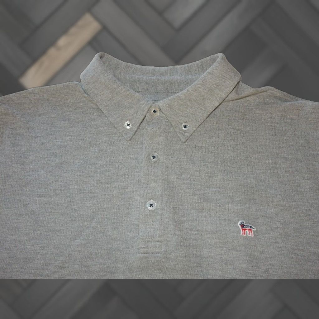 Vintage Southern Point Polo Shirt Men's Medium Gray Cotton Blend Short Sleeve Mens Size US M / EU 48-50 / 2 - 1 Thumbnail