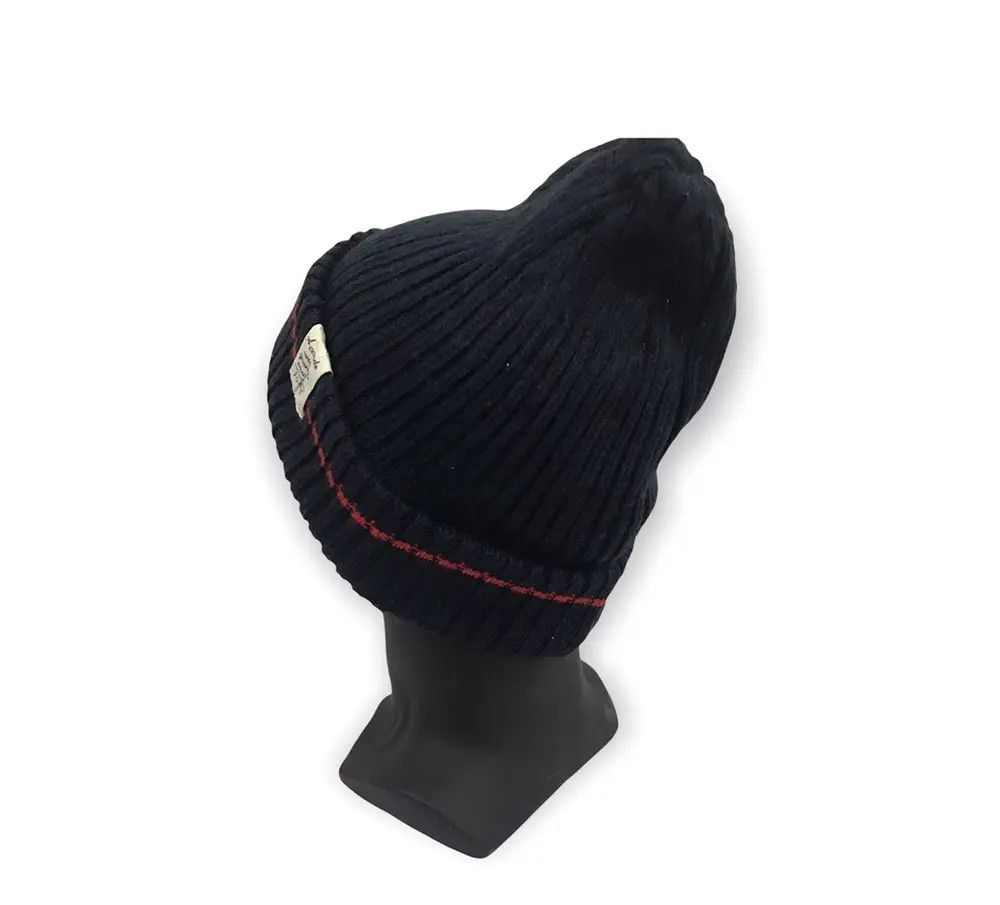 Japanese Brand × Vintage Japanese Brand Reversible Stripe Plain Beanie Hat Size ONE SIZE - 6 Thumbnail