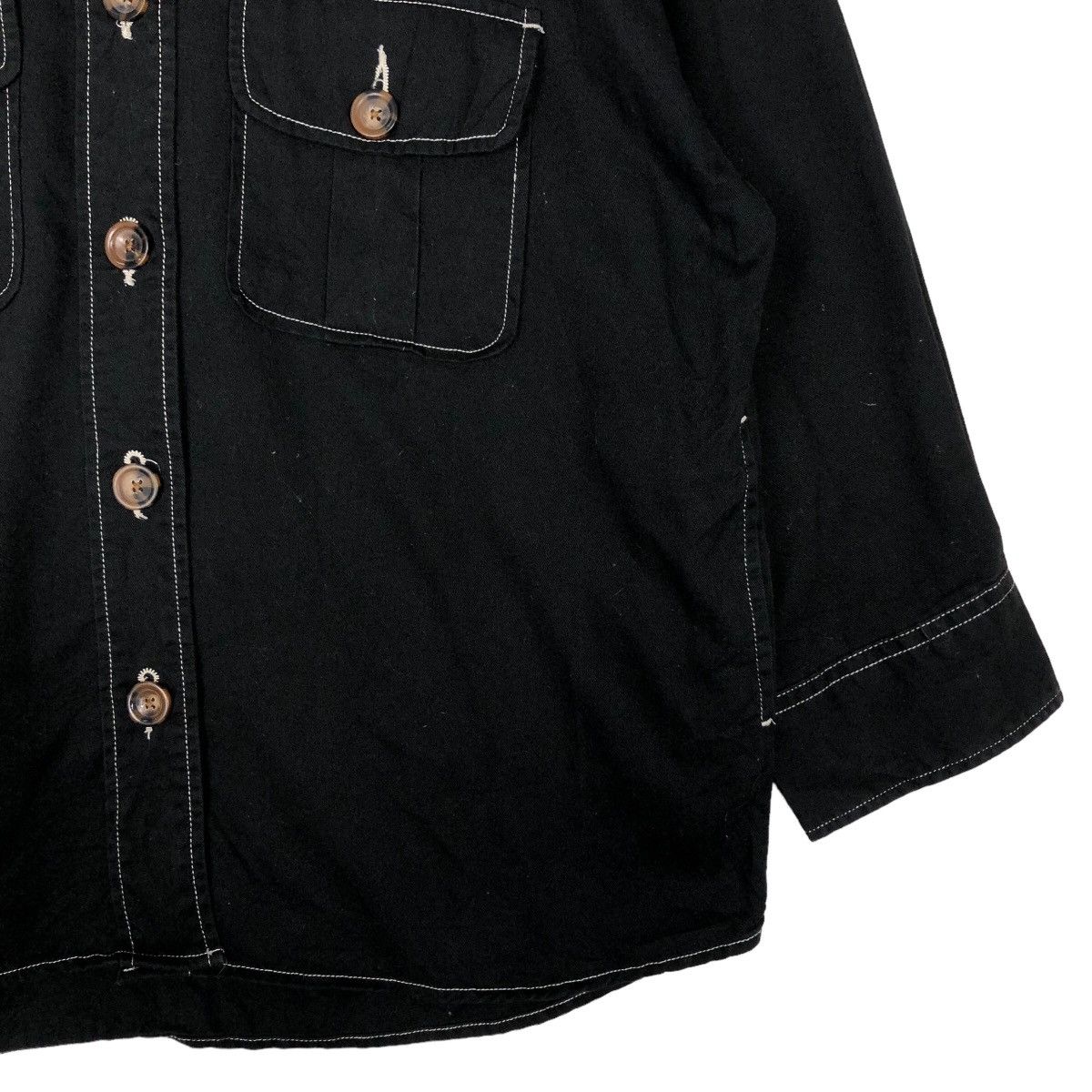 Japanese Brand 🔥Vtg Chore Jacket Wego Standard Black Issey Miyake Design Size US L / EU 52-54 / 3 - 5 Thumbnail