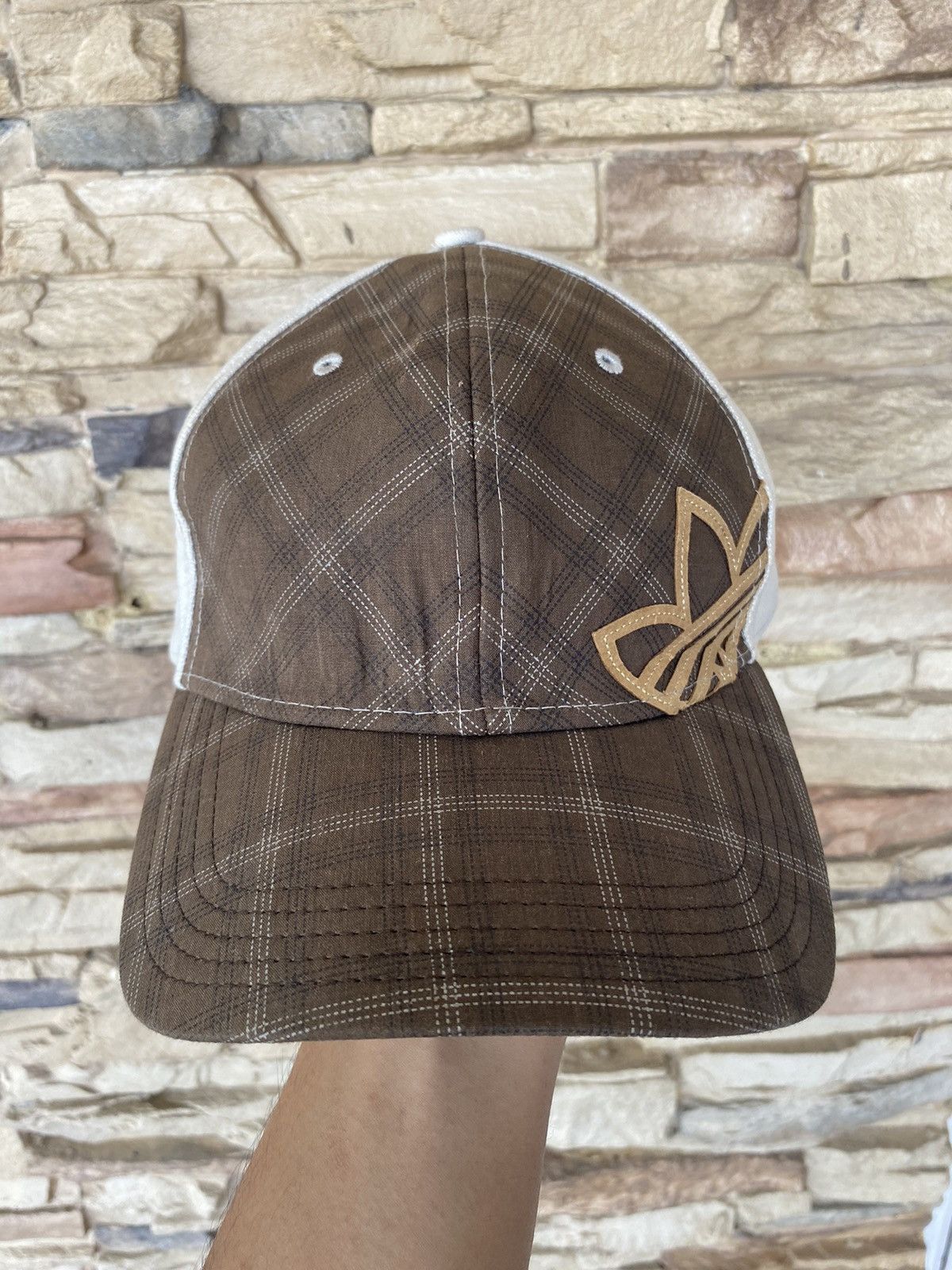 Vintage Vintage Adidas Trefoil Full Cap Vtg Size ONE SIZE - 1 Thumbnail