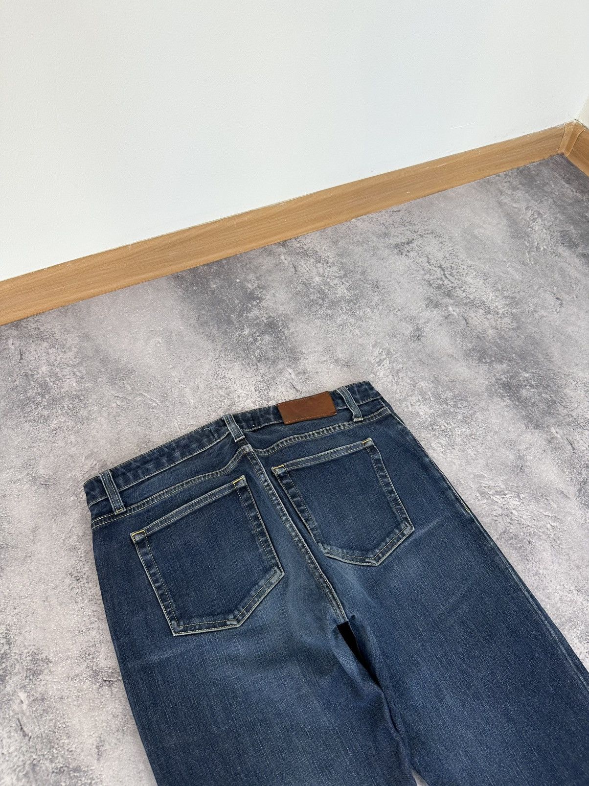Acne Studios Vintage Acne Studios Avant Garde Washed Denim Designer Jeans Size US 30 / EU 46 - 8 Thumbnail