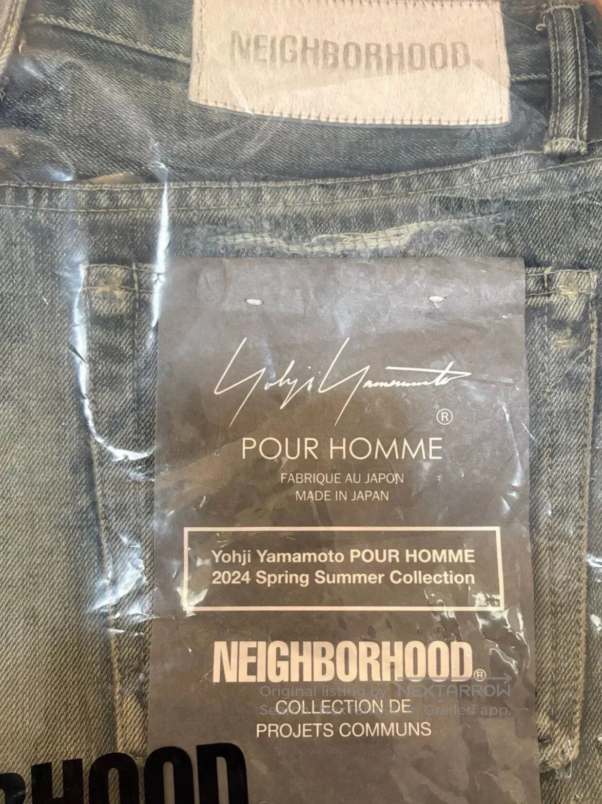 Yohji Yamamoto Neighborhood x Yohji Yamamoto Denim Jeans. Size US 26 / EU 42 - 7 Thumbnail