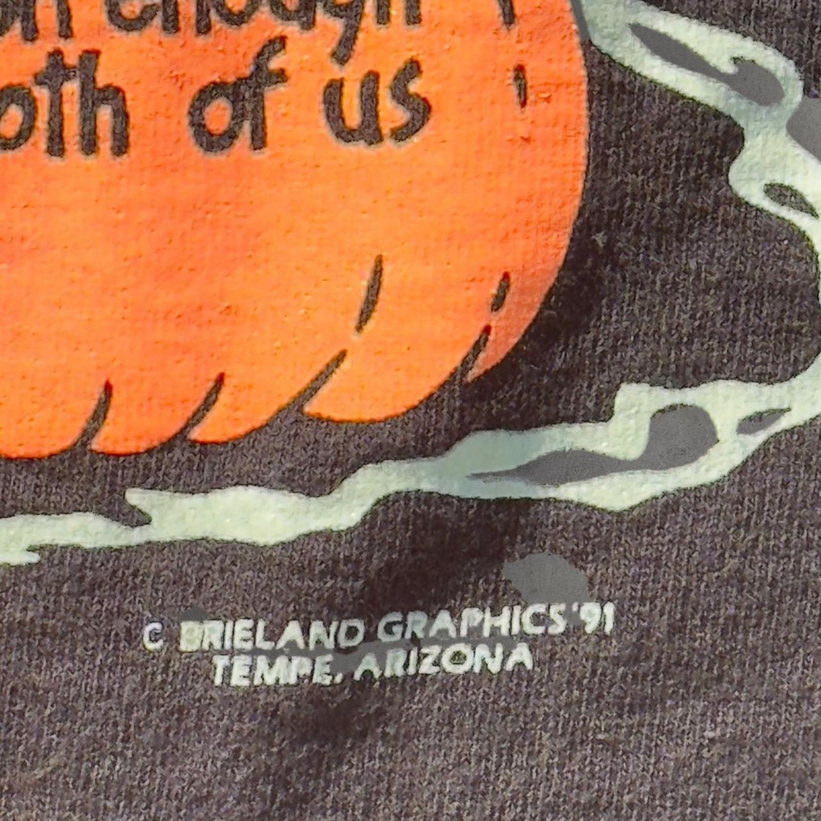 Fruit Of The Loom × Vintage Vintage Single Stitch 90s Funny Halloween Shirt Size US L / EU 52-54 / 3 - 3 Thumbnail