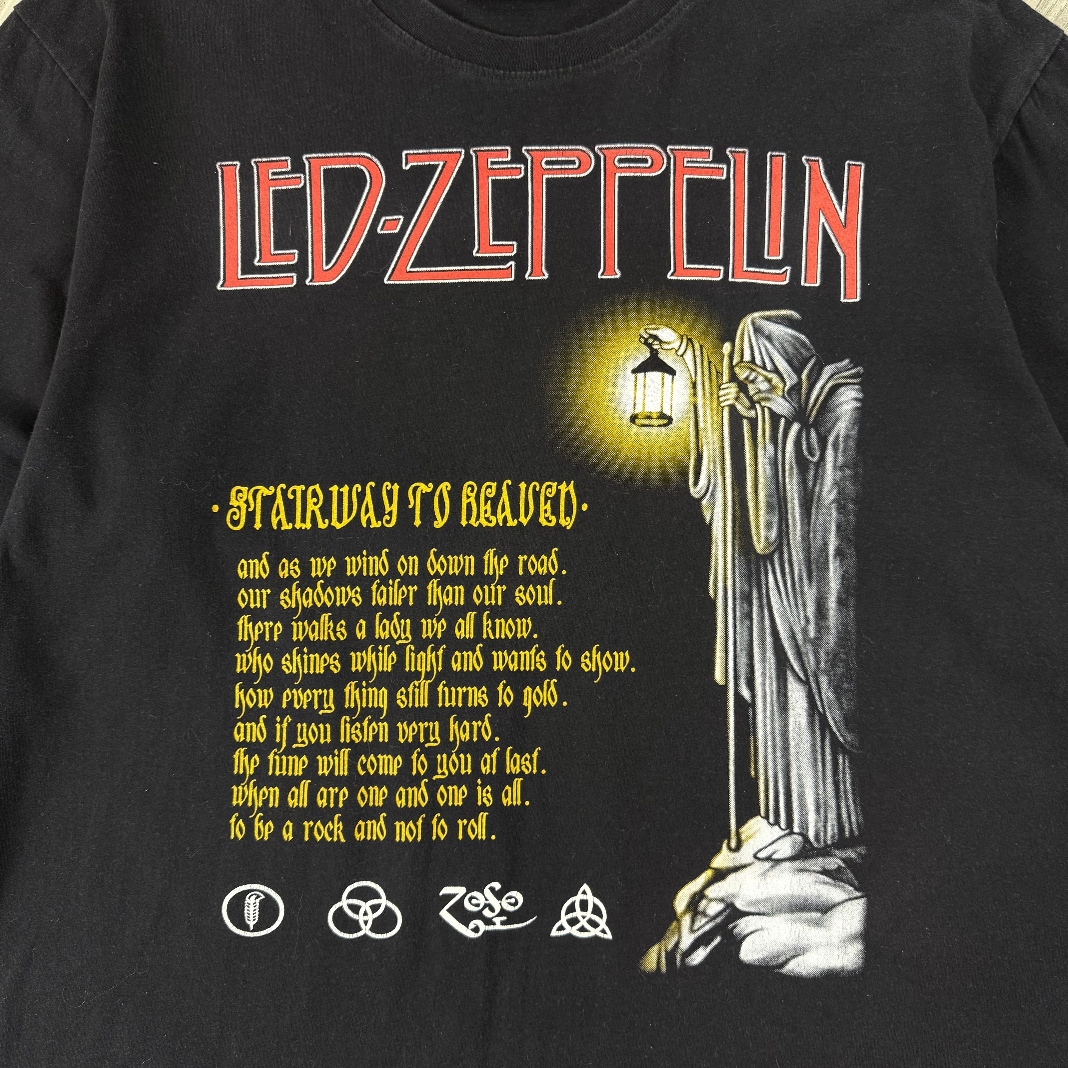 Led Zeppelin Vintage Led Zeppelin 90s Black Graphic Long Sleeve Tee Shirt Size US XL / EU 56 / 4 - 12 Thumbnail