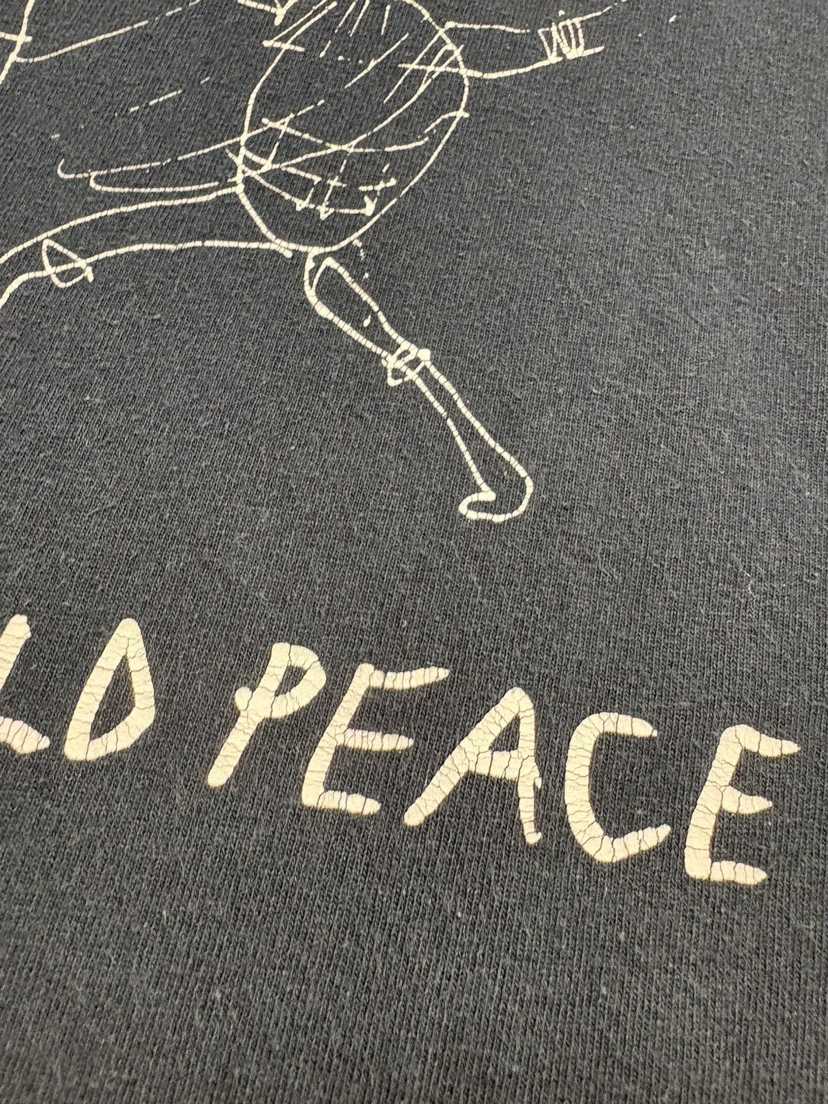 GX1000 GX1000 LSD World Peace Graphic T-Shirt Black Skateboard Y2K Size US M / EU 48-50 / 2 - 7 Thumbnail