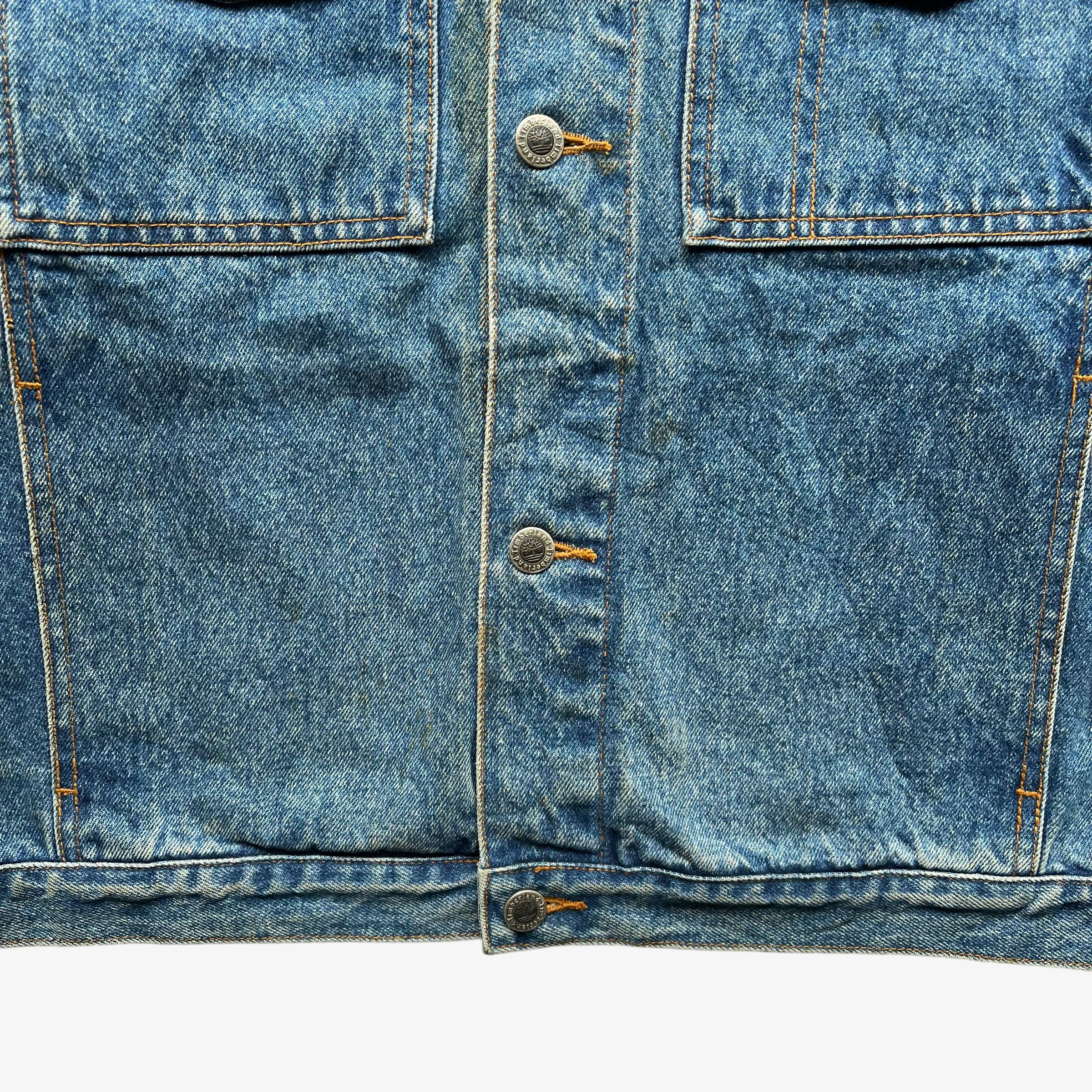 Timberland Vintage 90s Men's Timberland Denim Jacket Size US L / EU 52-54 / 3 - 6 Thumbnail