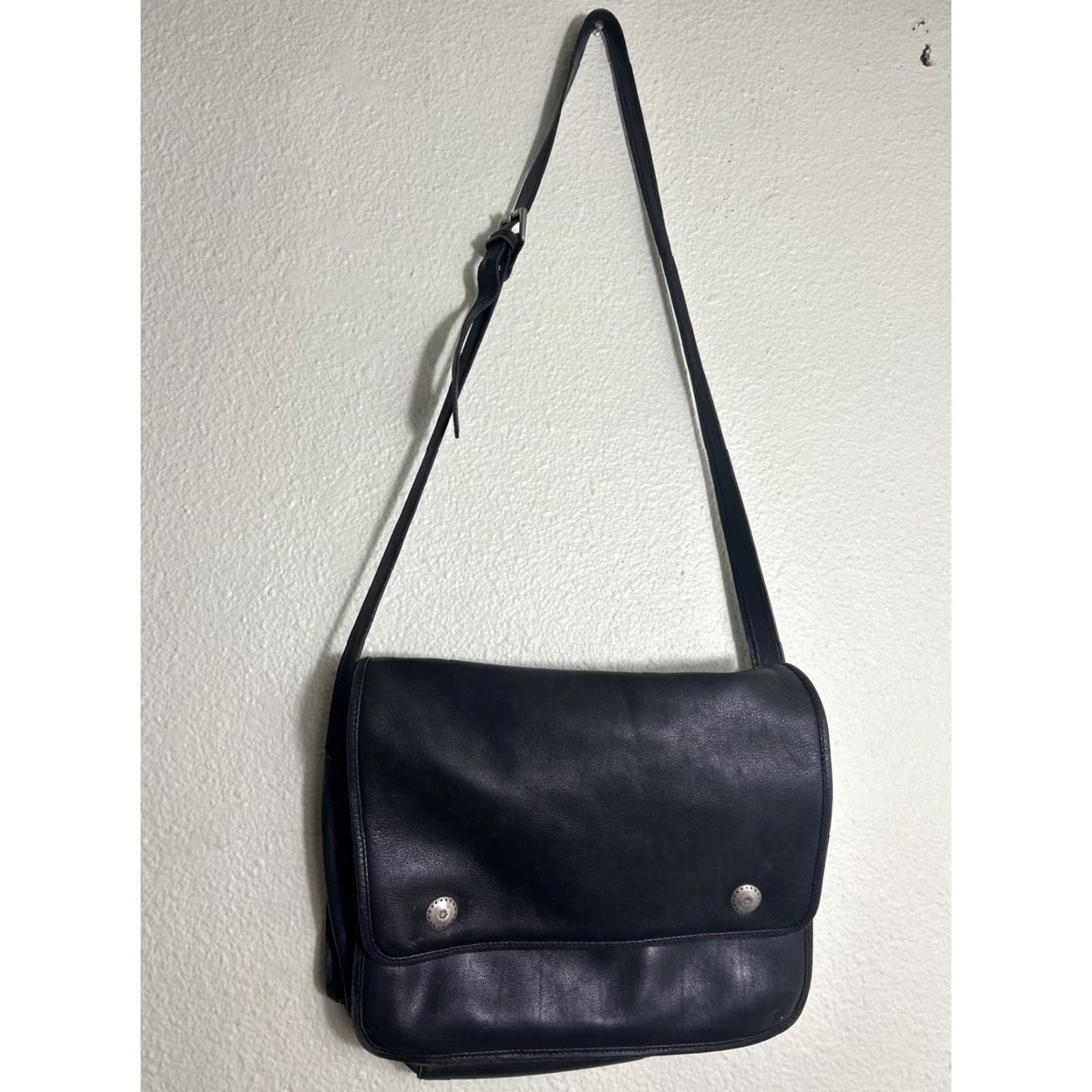 Express VINTAGE Harry And David Northwest Express Leather Messenger Bag Womens Size ONE SIZE - 3 Thumbnail