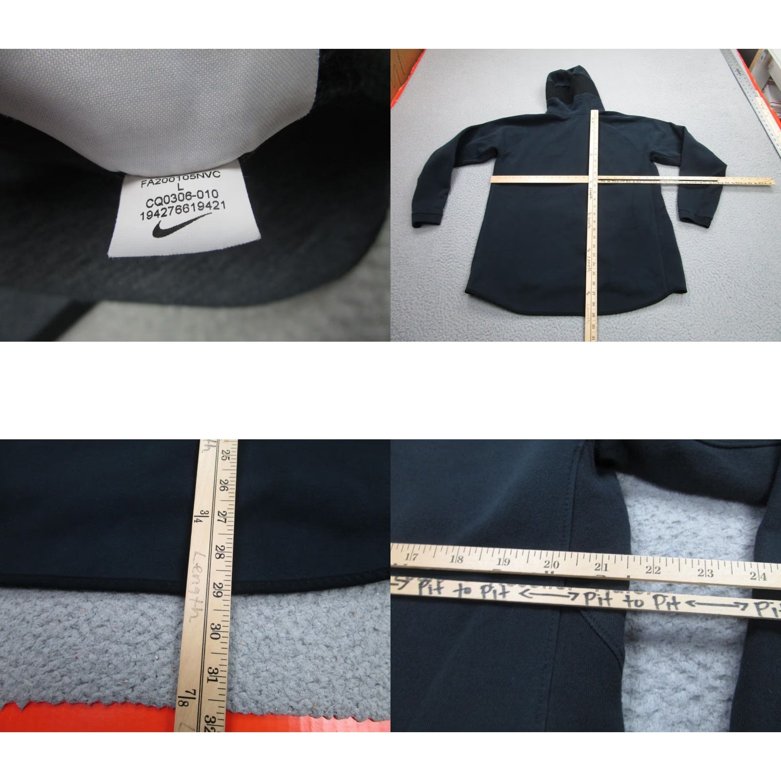 Nike Nike Dri-FIT Hoodie Mens L Black High School Basketball Tech Fleece Size US L / EU 52-54 / 3 - 8 Thumbnail