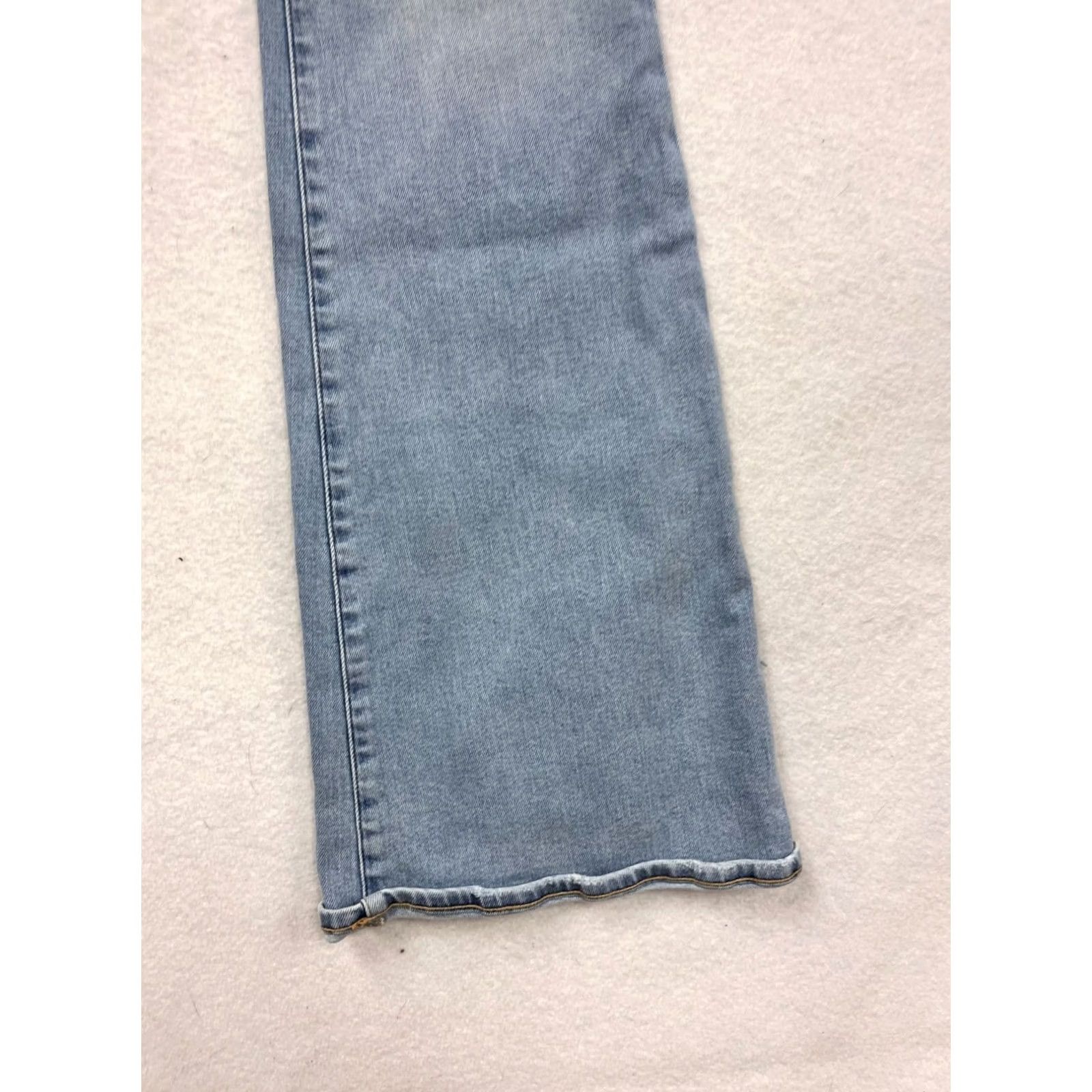 Good American Good American Womens Jeans Flared Light Wash 8 Light Blue 8774 Size 30" / US 8 / IT 44 - 7 Thumbnail