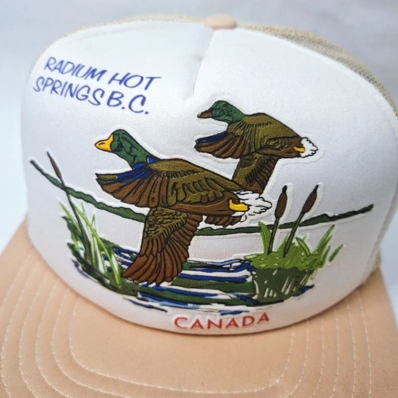 Vintage Canada Original Vintage Radium Hot Springs Hat Size ONE SIZE - 4 Thumbnail