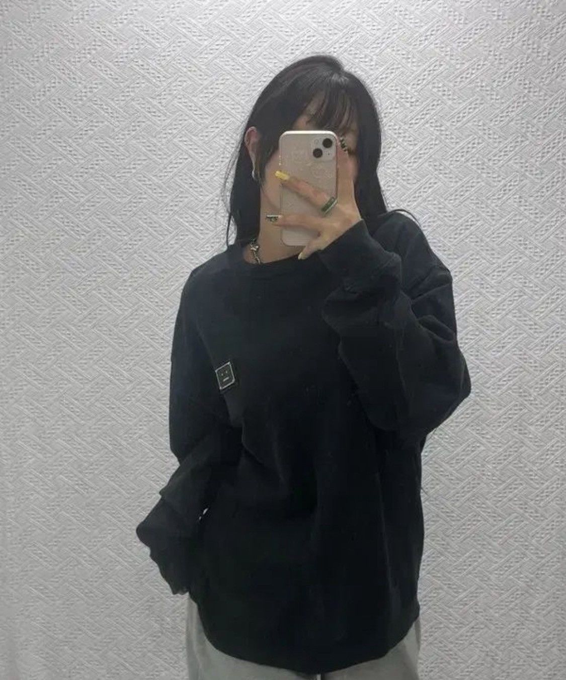Acne Studios Acne studios SS20 oversized face sweatshirt Size US L / EU 52-54 / 3 - 3 Thumbnail