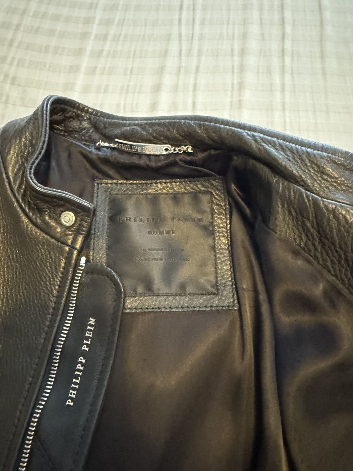 Philipp Plein Philipp Plein Leather Studded Biker Jacket Size US M / EU 48-50 / 2 - 4 Thumbnail