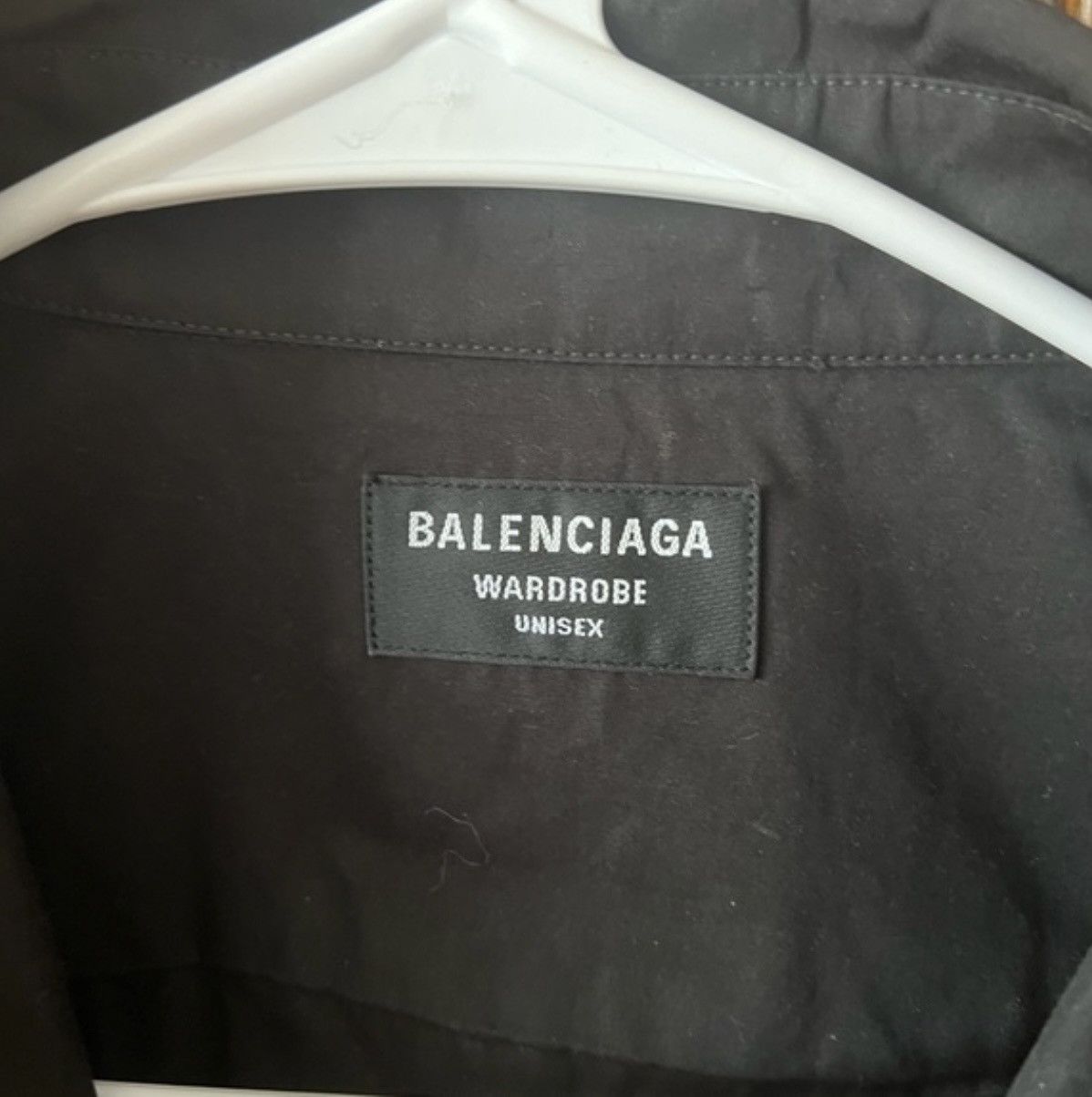 Balenciaga BALENCIAGA Retail Therapy Long-sleeve Shirt In Black Size US XL / EU 56 / 4 - 4 Thumbnail