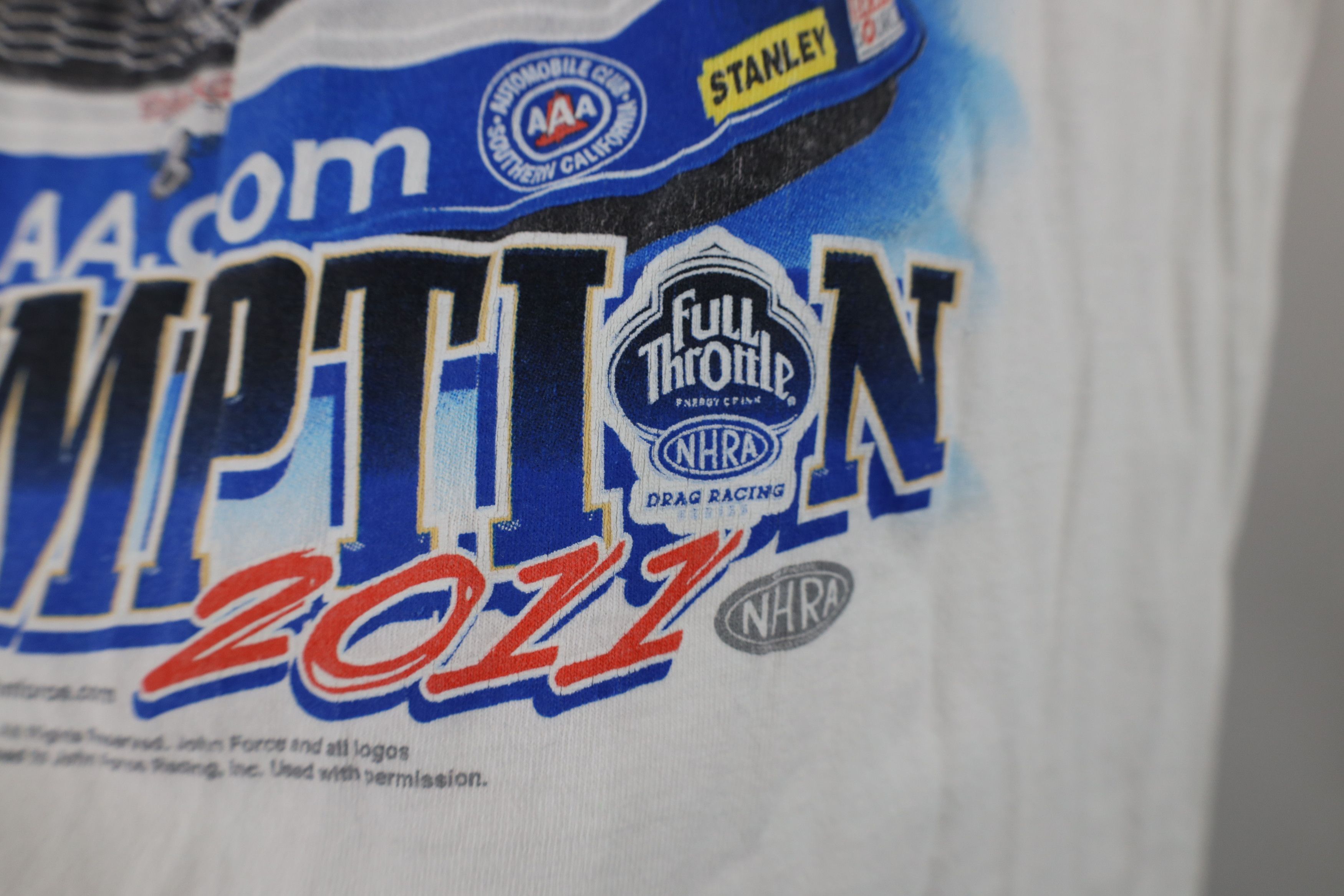 Vintage Vintage Y2K John Force Robert Hight Redemption T-Shirt Size US XL / EU 56 / 4 - 13 Thumbnail