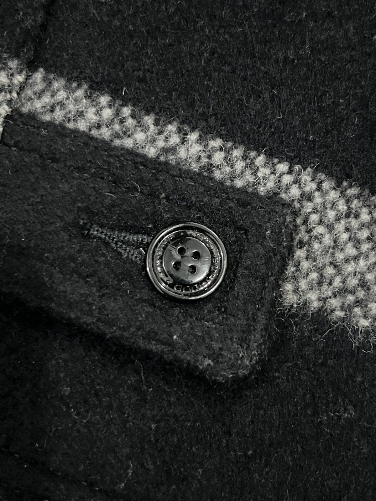Neighborhood Neighborhood Drifter Short W-JKT Check Wool Work Rib Jacket Size US M / EU 48-50 / 2 - 6 Thumbnail