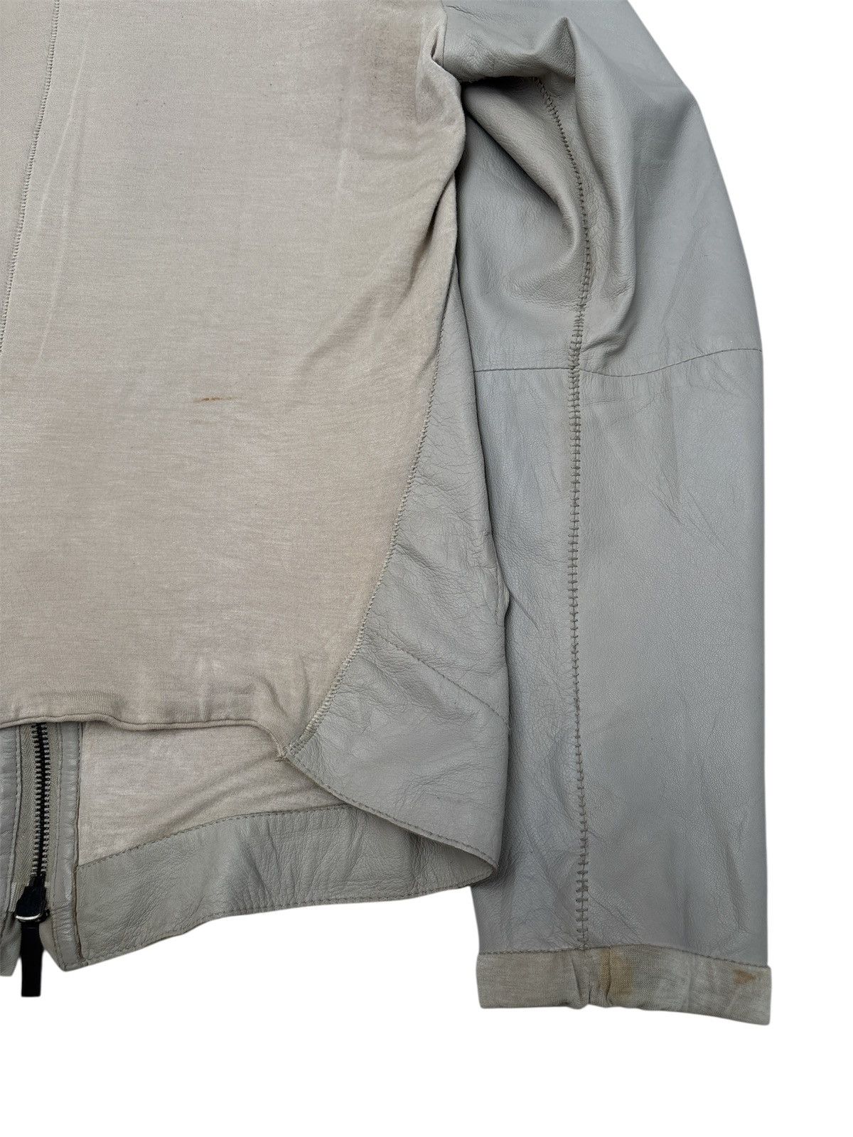 Emporio Armani SS13 RUNWAY Leather Jacket Size US S / EU 44-46 / 1 - 7 Thumbnail