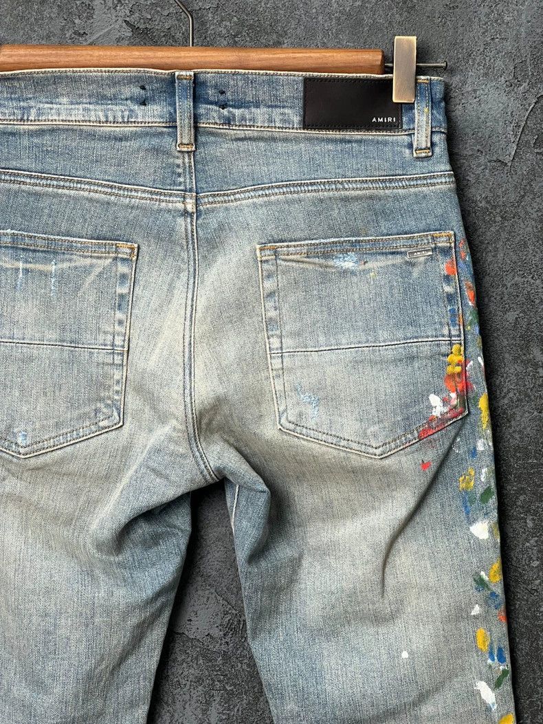 Amiri Amiri Painted Destruction Jeans Size US 34 / EU 50 - 7 Thumbnail