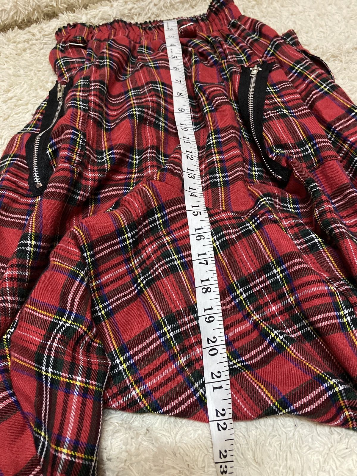 If Six Was Nine × Japanese Brand × Seditionaries ‼️ACDC RAG GOTHIC PUNK PANT MULTIZIP TARTAN‼️ Size US 28 / EU 44 - 17 Thumbnail