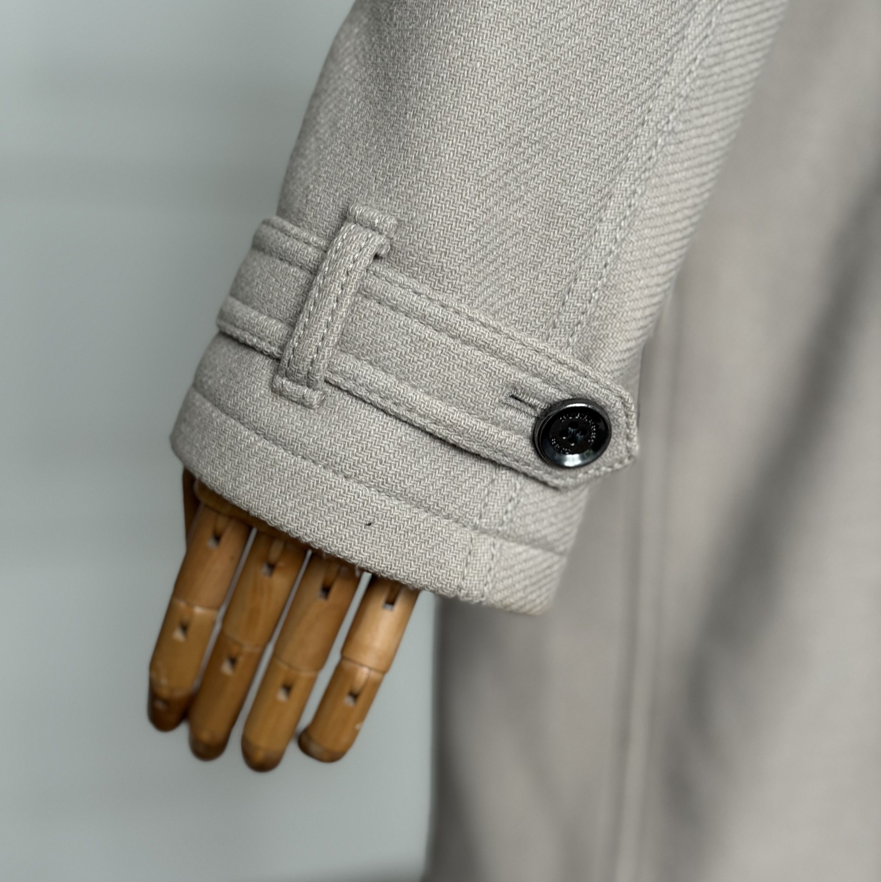 Burberry BURBERRY BRIT Wool Kensington Trench Coat Belt Luxury Brand Size L / US 10 / IT 46 - 10 Thumbnail