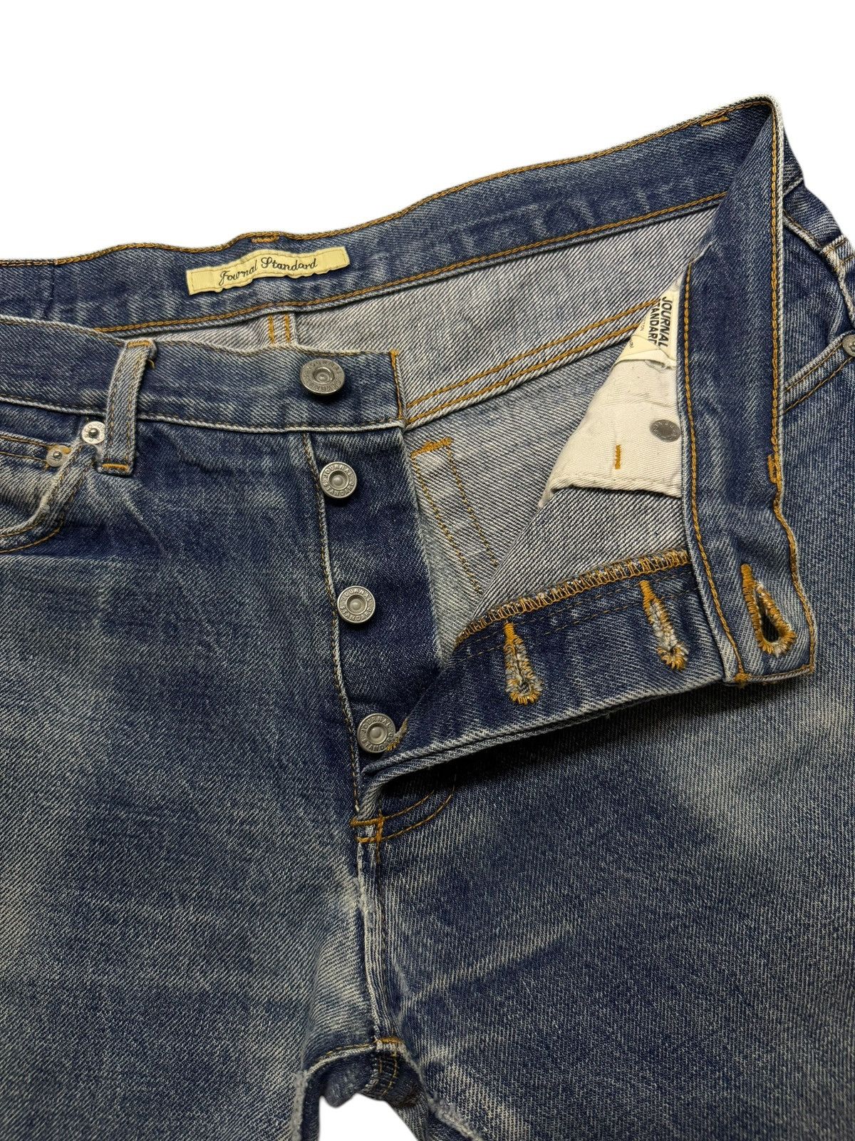 Journal Standard Vintage Journal Standard Co. Japan Selvedge Denim Jeans W32 Size US 32 / EU 48 - 10 Thumbnail