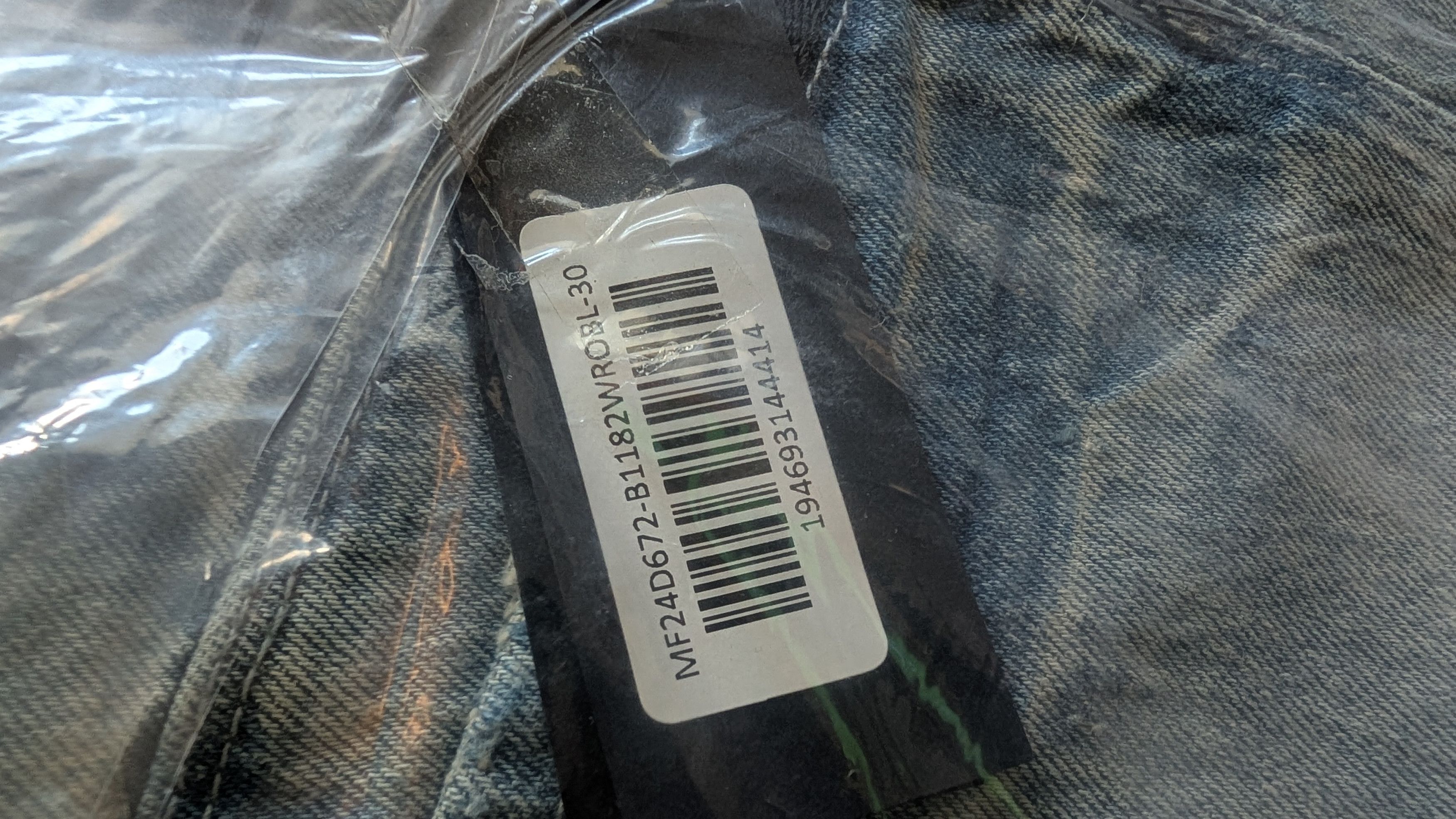 Rta RTA Clayton Jeans Blue Wash Faded Distressed Skinny $265 Size US 30 / EU 46 - 2 Thumbnail