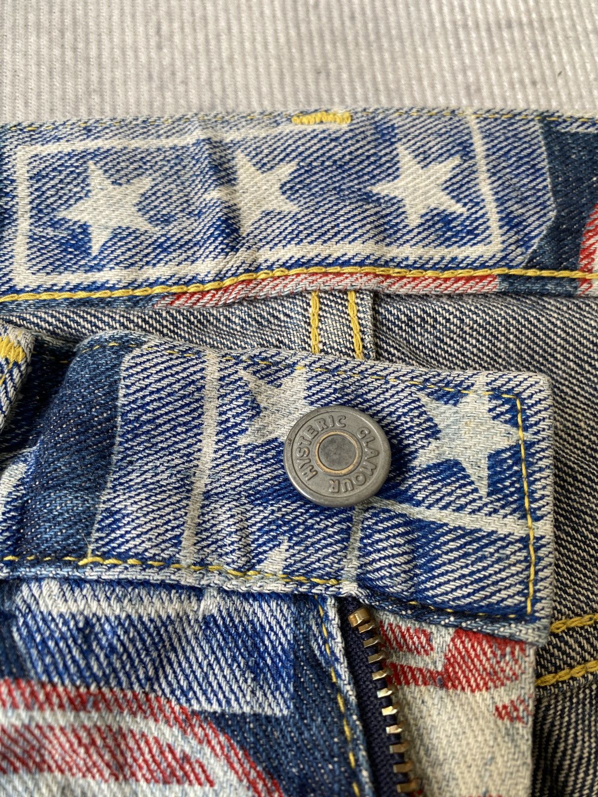 Hysteric Glamour AW1998 Japanese Brand Hysteric Glamour Overprint Jeans Size US 28 / EU 44 - 18 Thumbnail