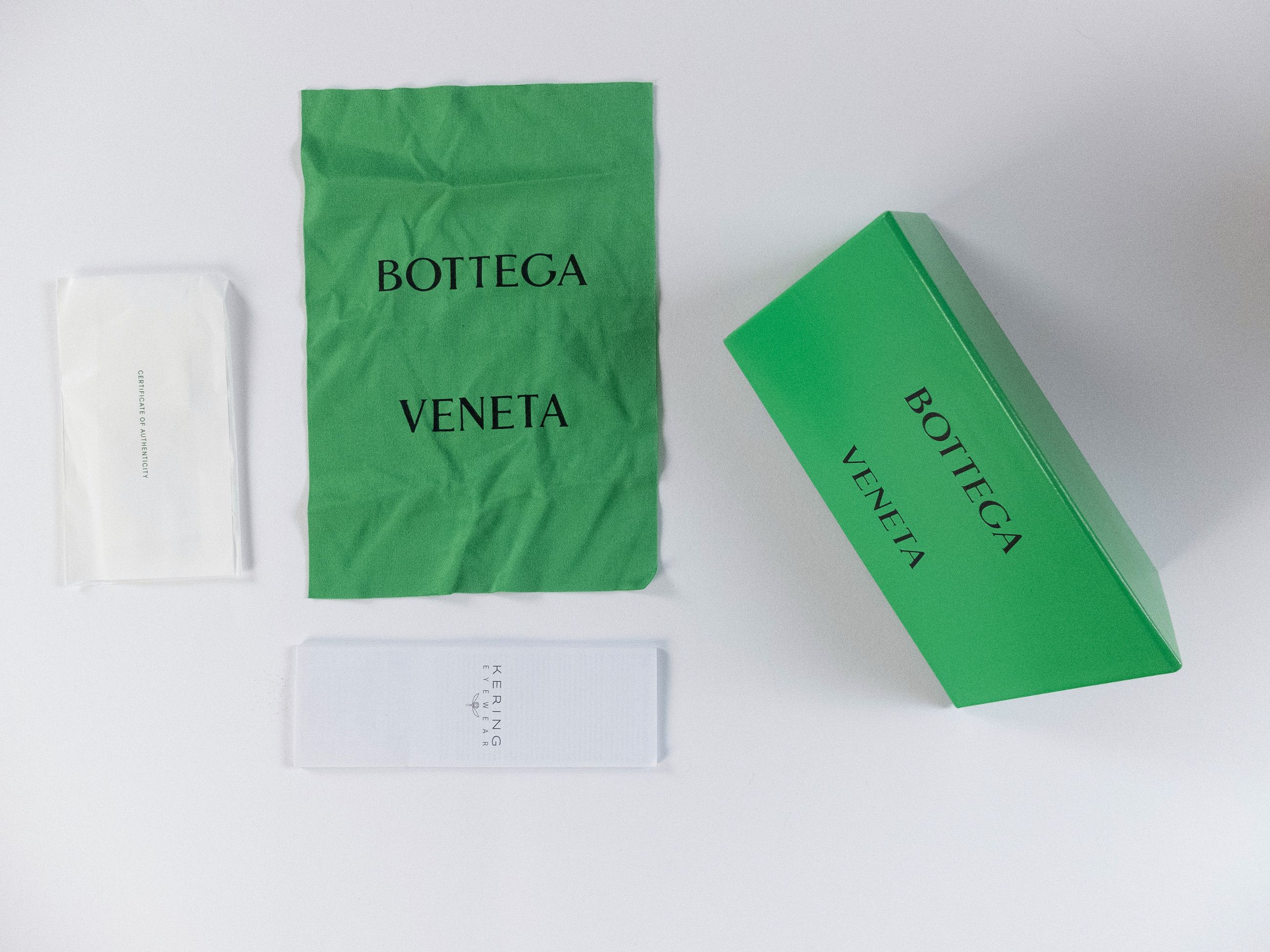 Bottega Veneta BOTTEGA VENETA silver tone metal square sunglasses BV1237S q Size ONE SIZE - 8 Thumbnail