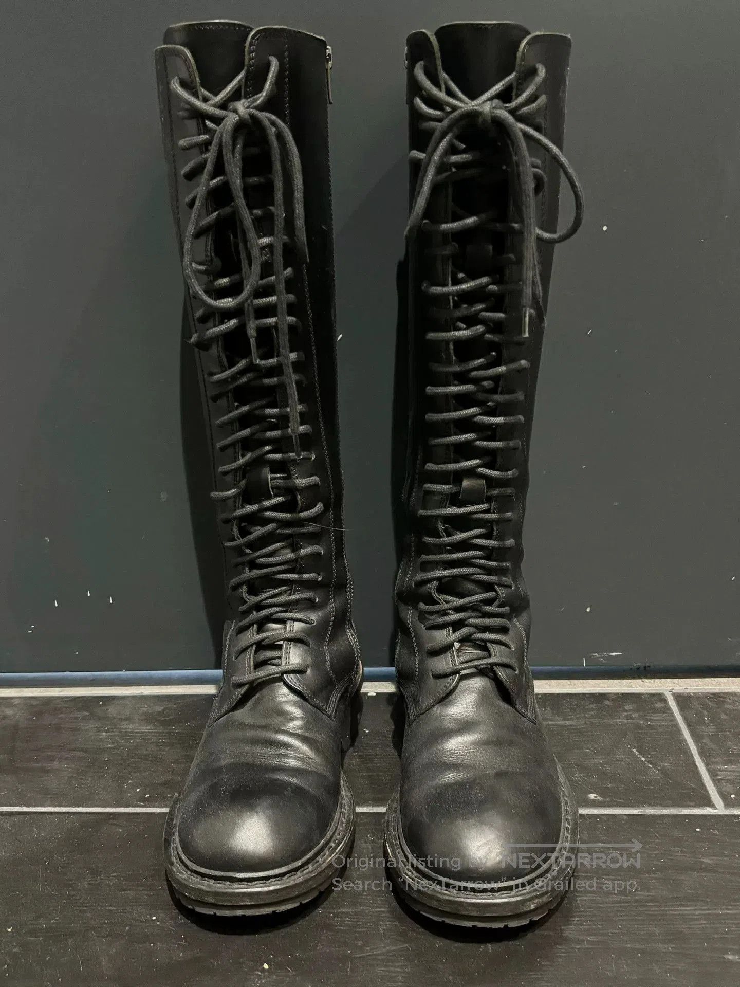 Ann Demeulemeester ann demeulemeester high-leg martin boots. Size US 6 / IT 36 - 2 Thumbnail