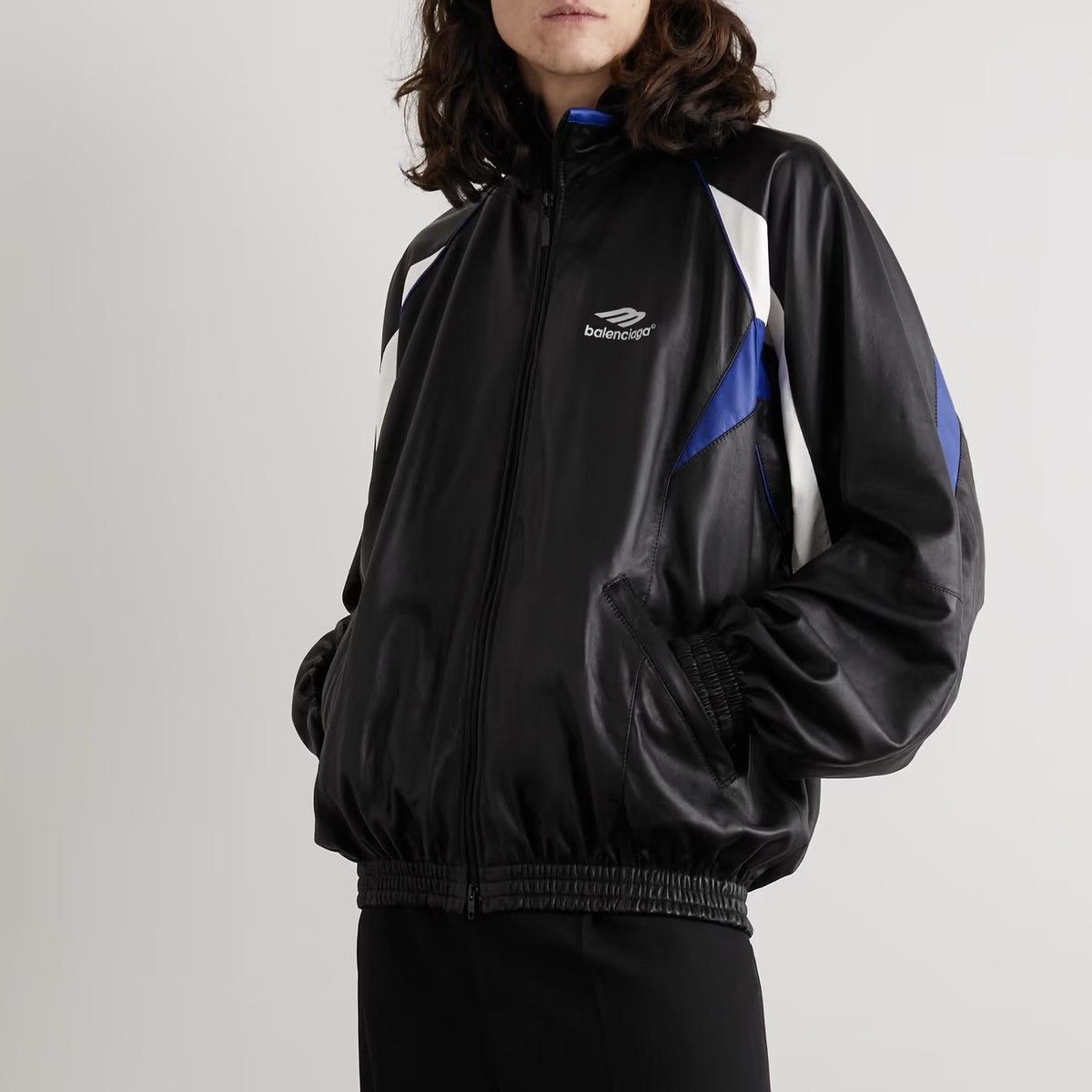 Balenciaga Balenciaga Oversized Leather Jacket Size US M / EU 48-50 / 2 - 1 Thumbnail