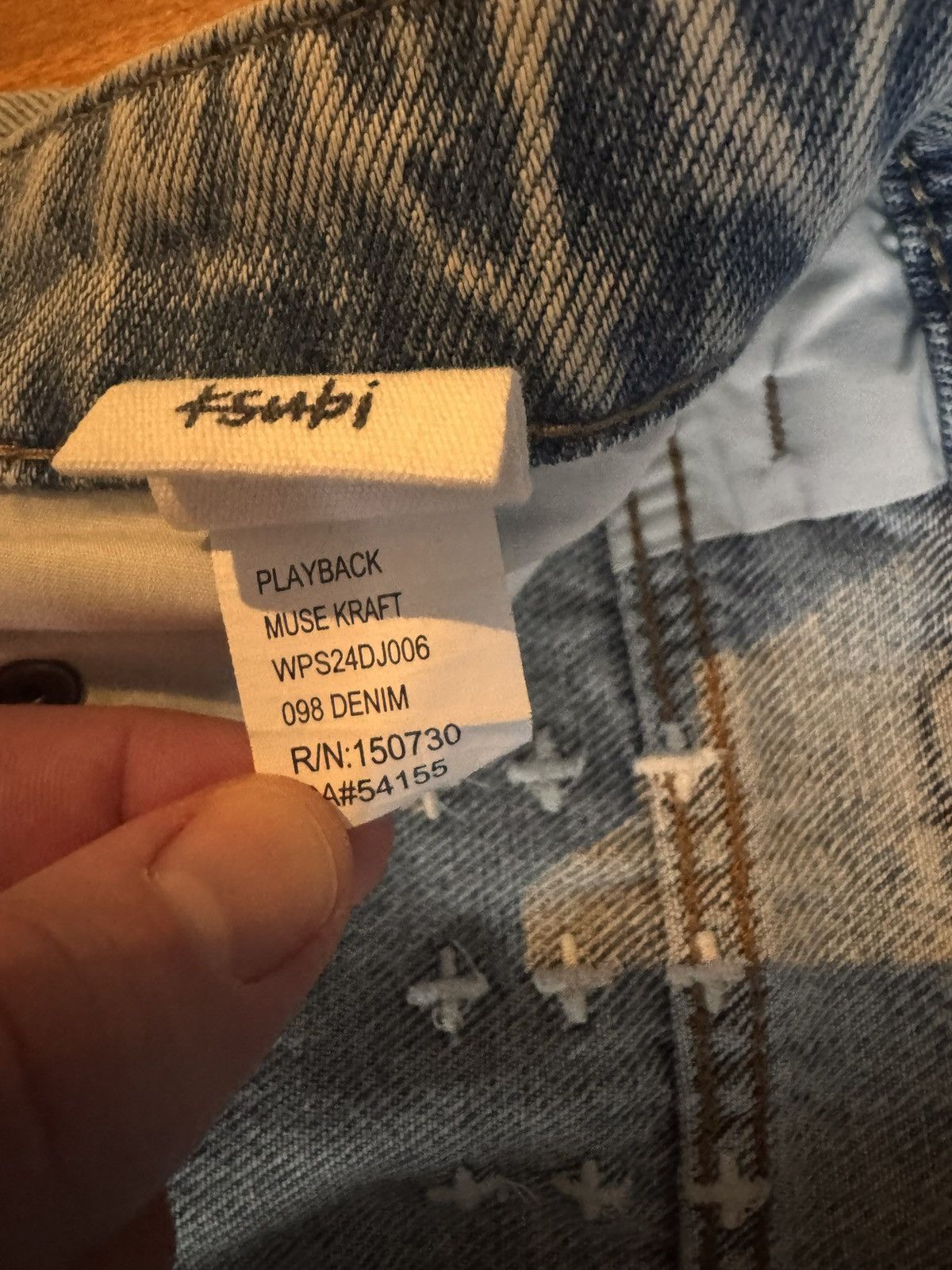 Ksubi KSUBI | Cross-Embroidered Cotton Jeans Size US 32 / EU 48 - 3 Thumbnail