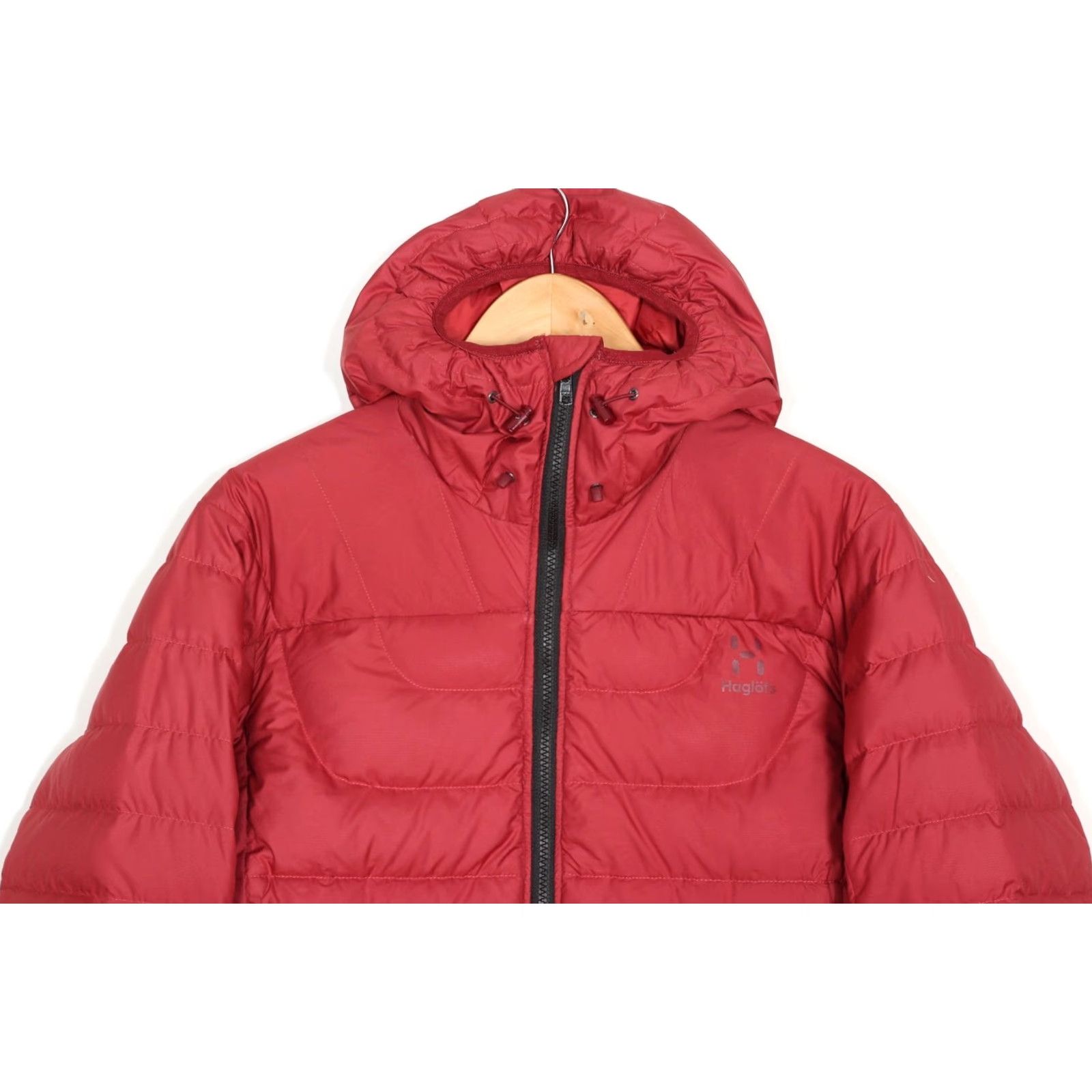 Vintage Haglöfs Chill Down Parka Jacket Women L Hooded 700 Fill MJ6376 Red Down Insulated Long Coat Coat Parka Womens Size L / US 10 / IT 46 - 2 Thumbnail