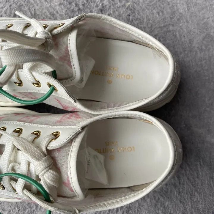 Louis Vuitton Louis Vuitton Pink Casual Low-Top Sneakers -2508 Size US 5 / IT 35 - 6 Thumbnail