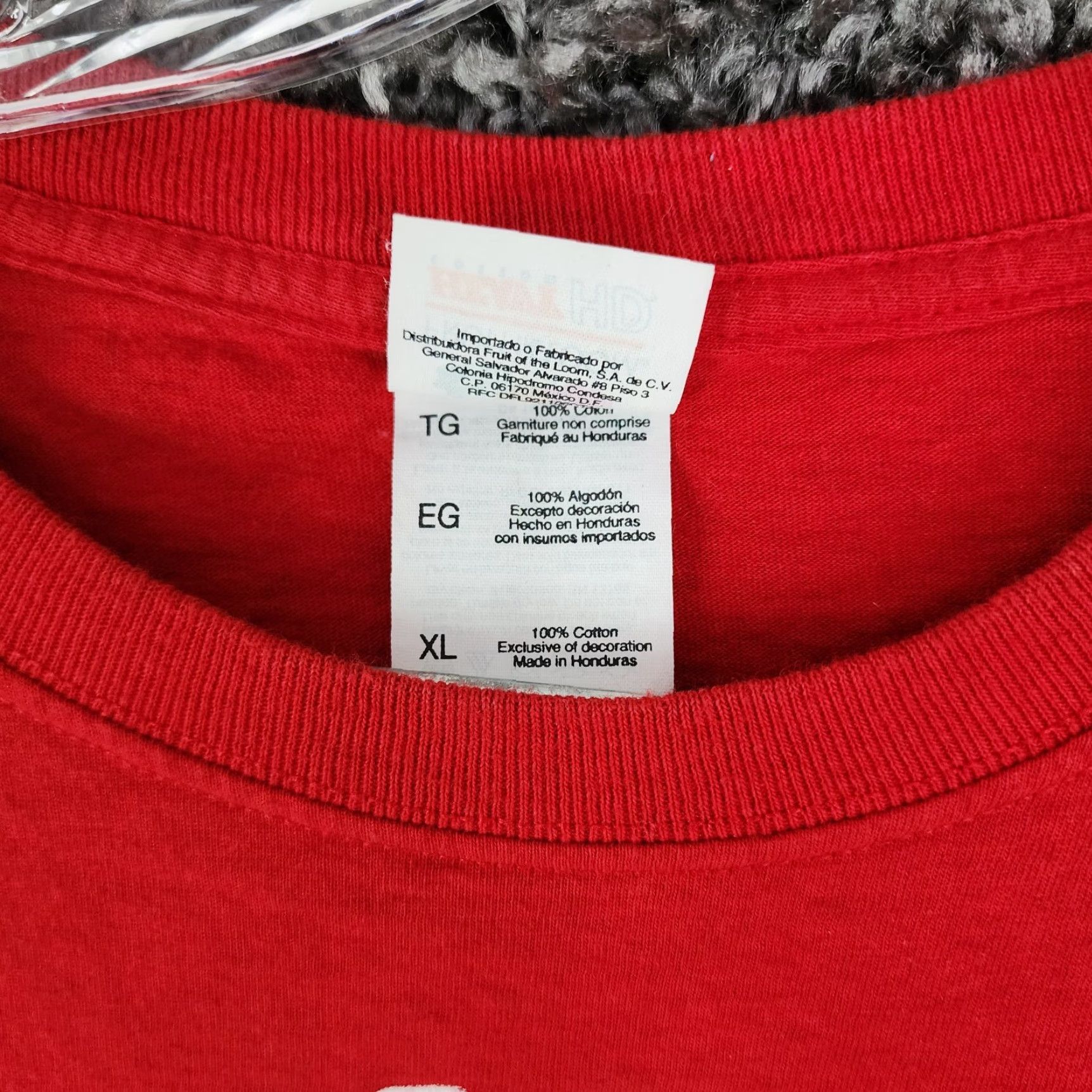 Fruit Of The Loom Fruit Of The Loom Mens Red I Want You To Beer Me Short Sleeve Tee XL Beer Mens Short Sleeve T-Shirt Red XL Size US 36 / EU 52 - 4 Thumbnail