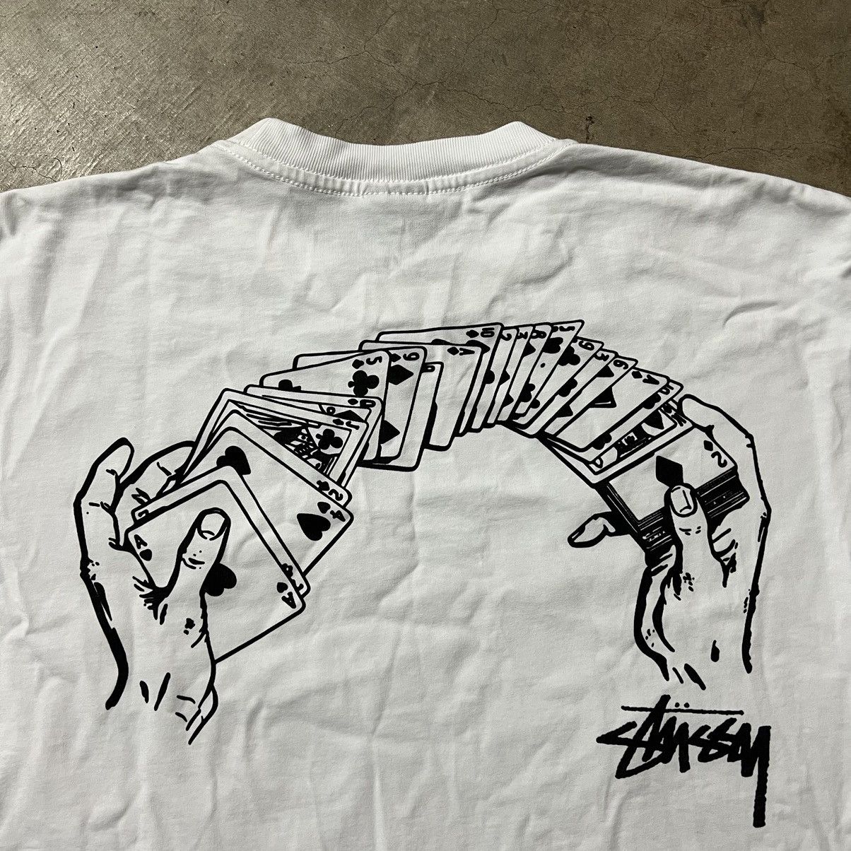Hypebeast × Streetwear × Stussy Stussy Playing Cards Graphic