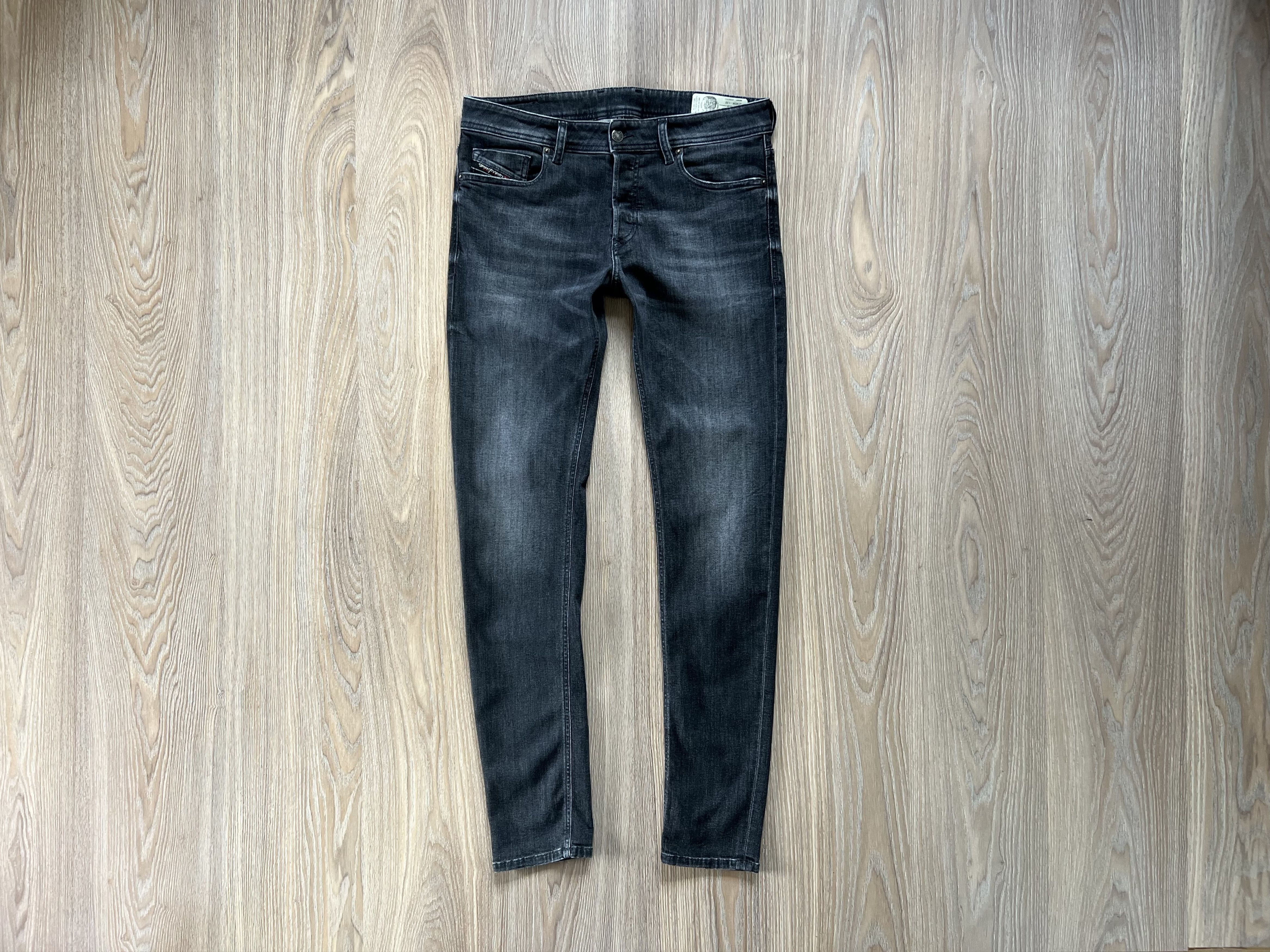 image of Diesel Sleenker-X Jeans in Grey, Men's (Size 34)