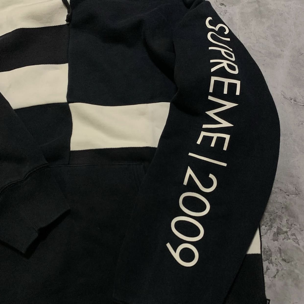 Supreme Supreme 2009 Block Stripe Hoodie Size US XL / EU 56 / 4 - 3 Thumbnail