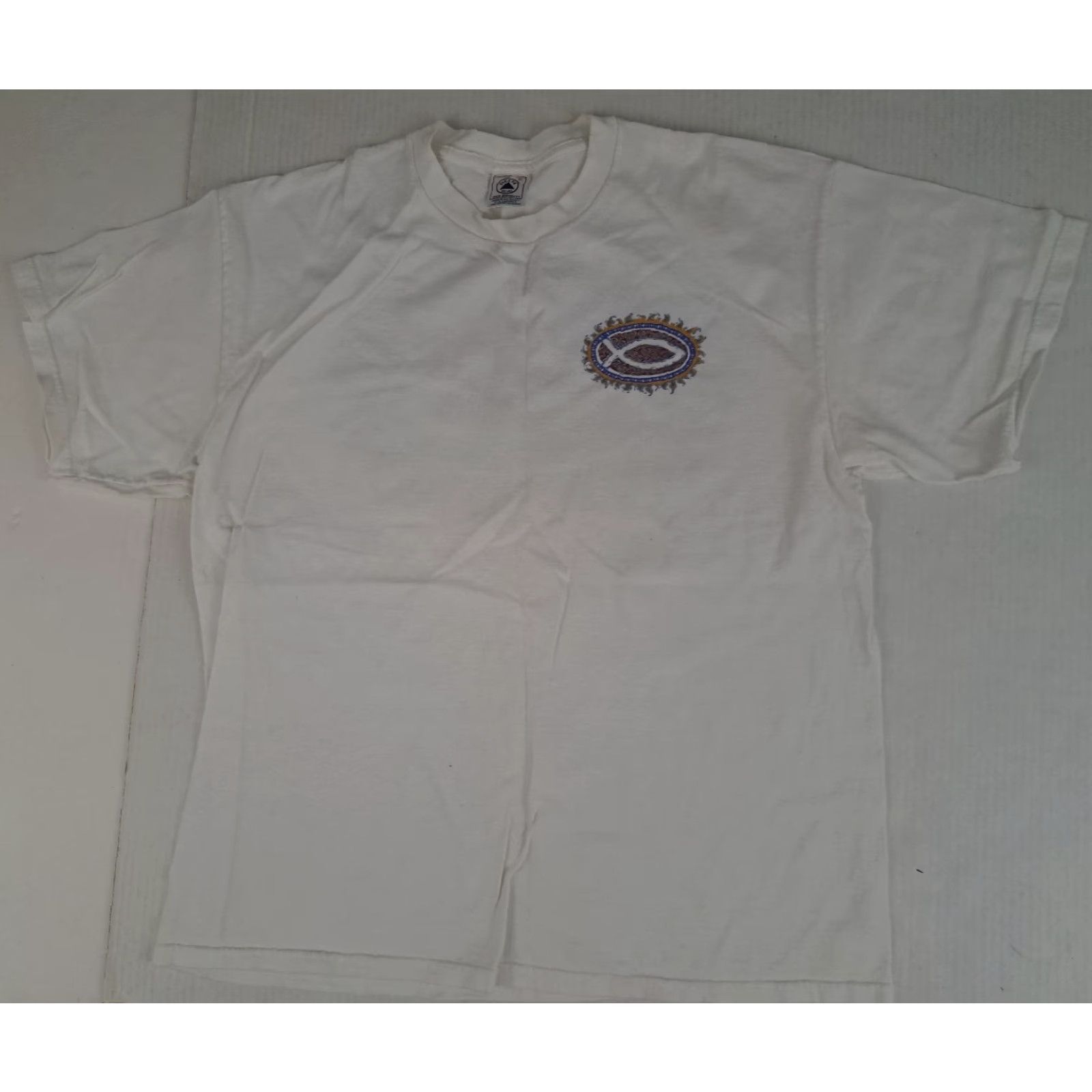 Delta VINTAGE Delta Pro Weight Love All Worship One X-Large White Printed T-Shirt Delta Size US XL / EU 56 / 4 - 2 Thumbnail