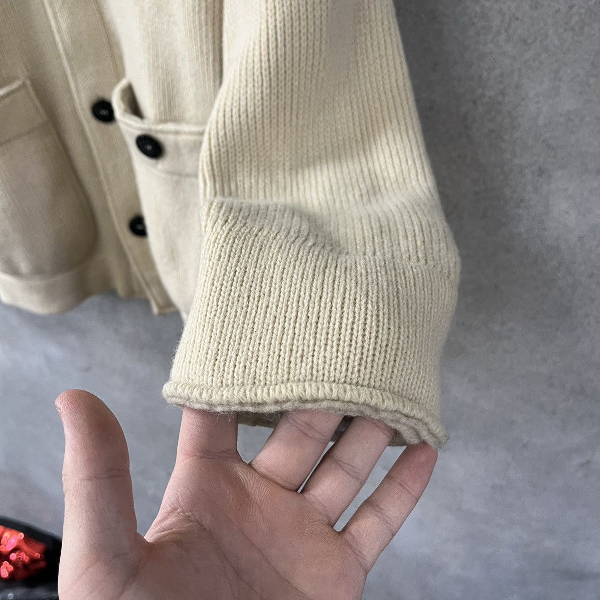 Stone Island Stone Island Cardigan Knit Wool Sweater Jacket Size XL Size US XL / EU 56 / 4 - 12 Thumbnail