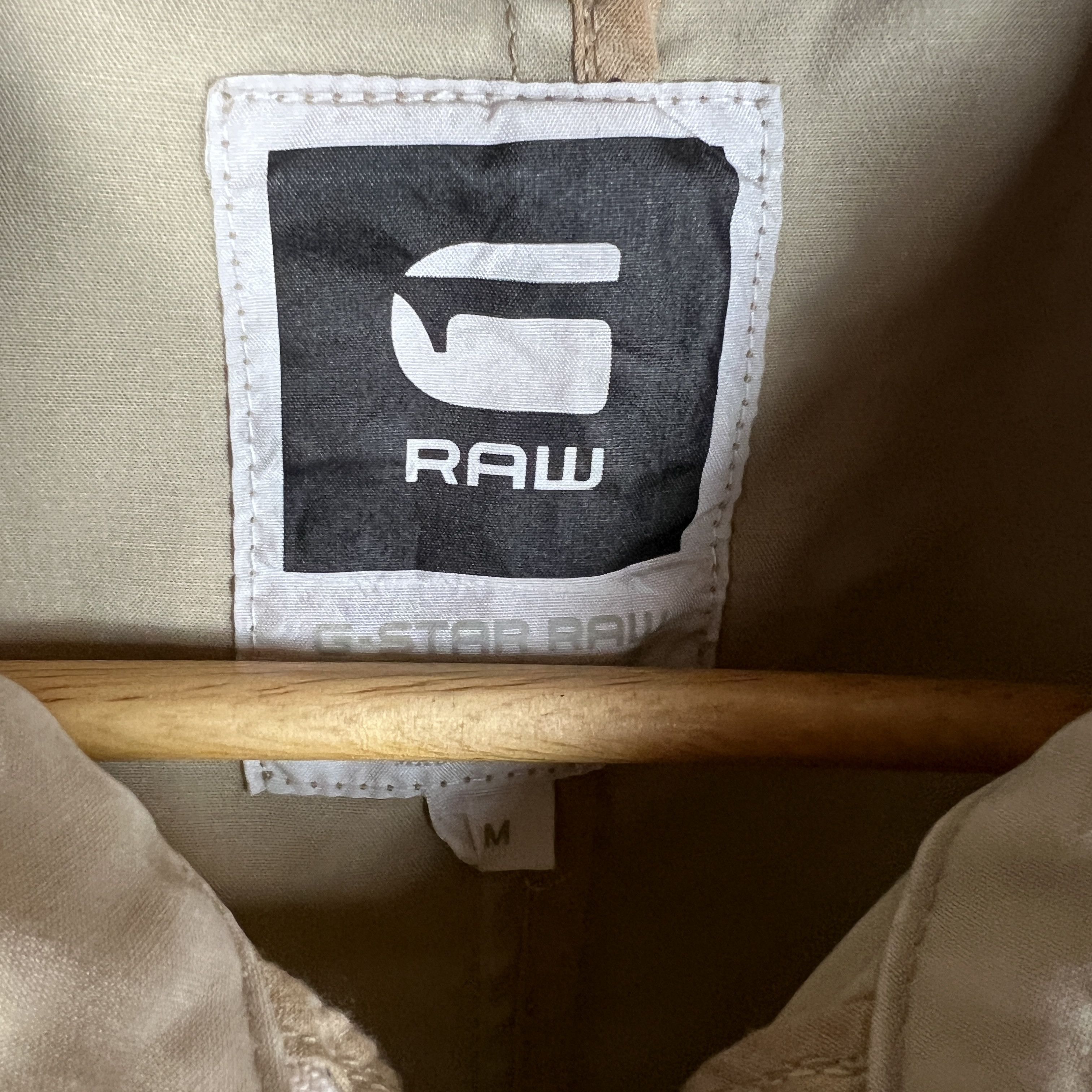 G-Star G Star Raw Jacket Men's Size M Beige Long Sleeve Size US M / EU 48-50 / 2 - 9 Thumbnail