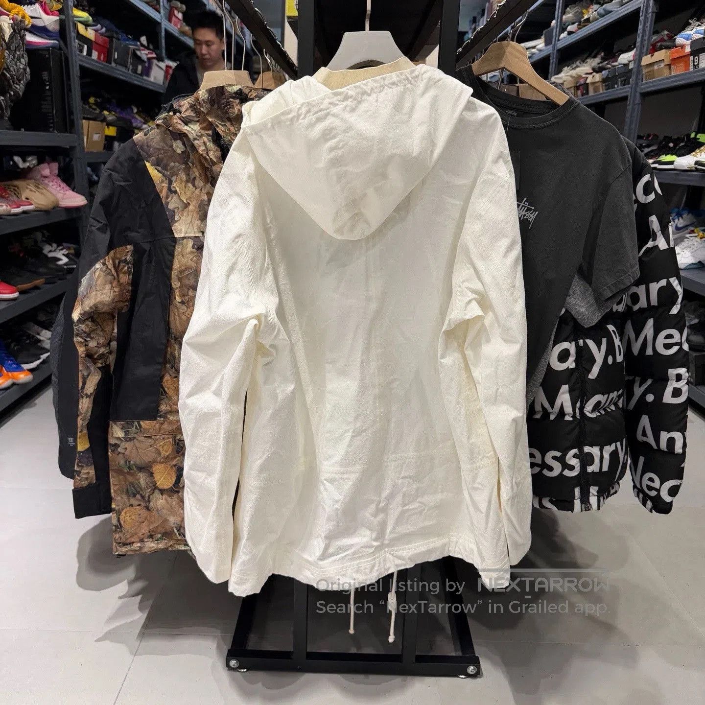 Jil Sander Jil Sander White Hooded Coat. Size US M / EU 48-50 / 2 - 2 Thumbnail