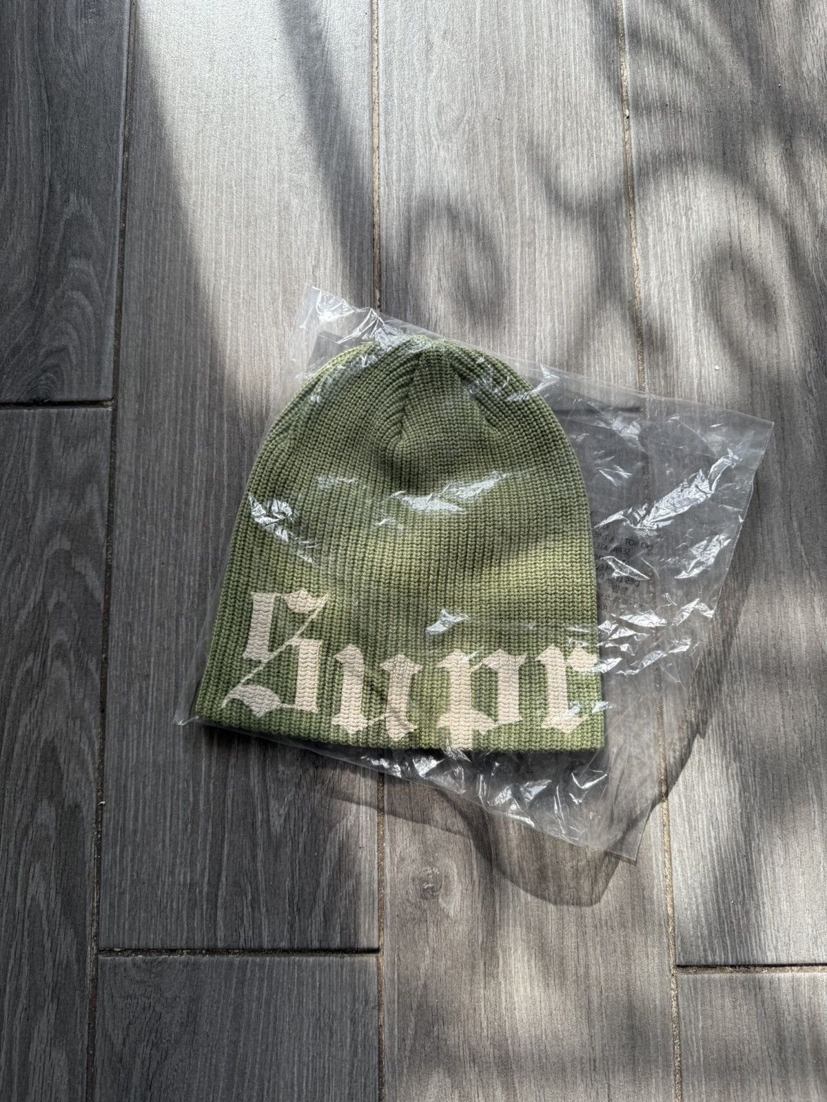 Supreme Old English Beanie | Grailed