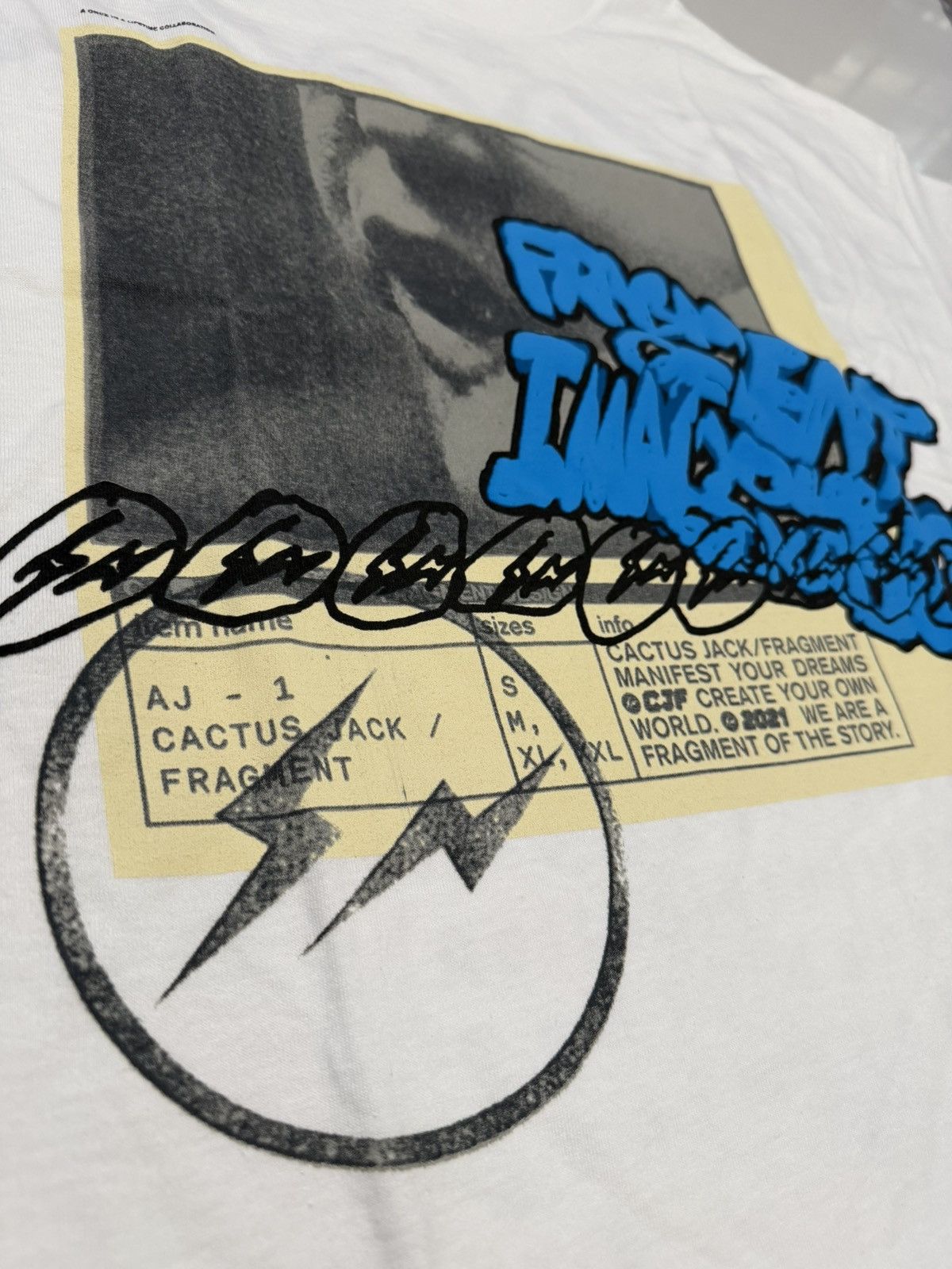 Travis Scott Travis Scott Cactus Jack x Fragment Manifest Shirt Sz XL NEW Size US XL / EU 56 / 4 - 4 Thumbnail