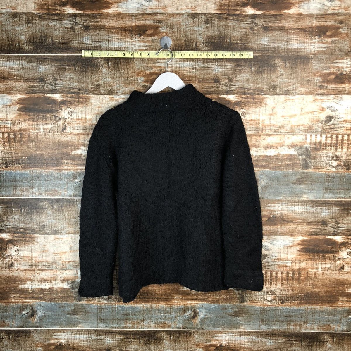 Homespun Knitwear × Japanese Brand DP International Black Knitwear #A1537 Size M / US 6-8 / IT 42-44 - 12 Thumbnail