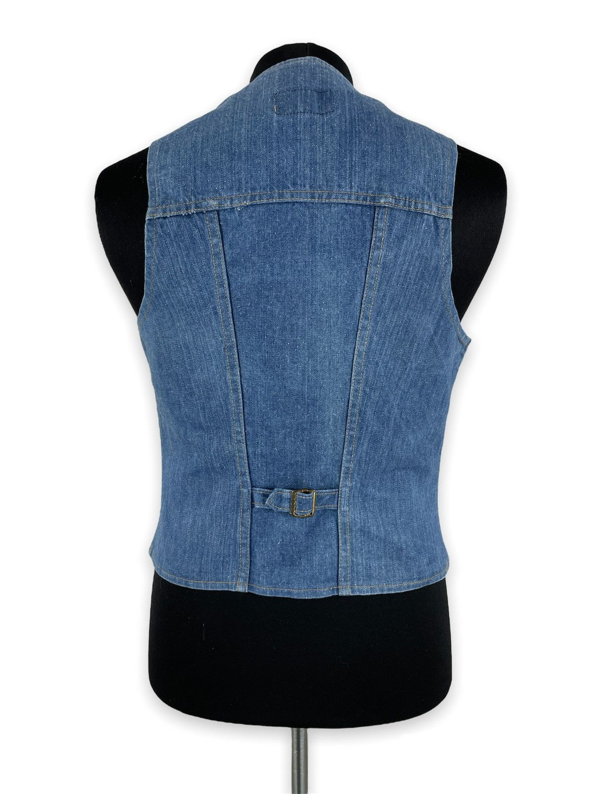 Levi's × Levi's Made & Crafted VTG 70’s 60613 Big E Denim Western Vest USA Teucker Jean Gilet Pocket Jacket Waistcoat Size US M / EU 48-50 / 2 - 4 Thumbnail