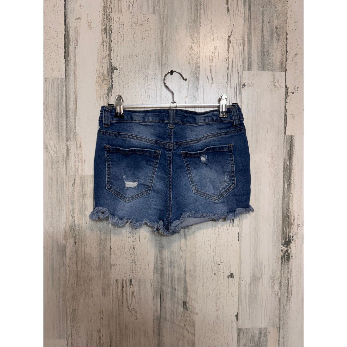 Other Wax Jean Denim Distressed Cutoff Shorts Women’s Size Small B Size 26" / US 2 / IT 38 - 2 Thumbnail