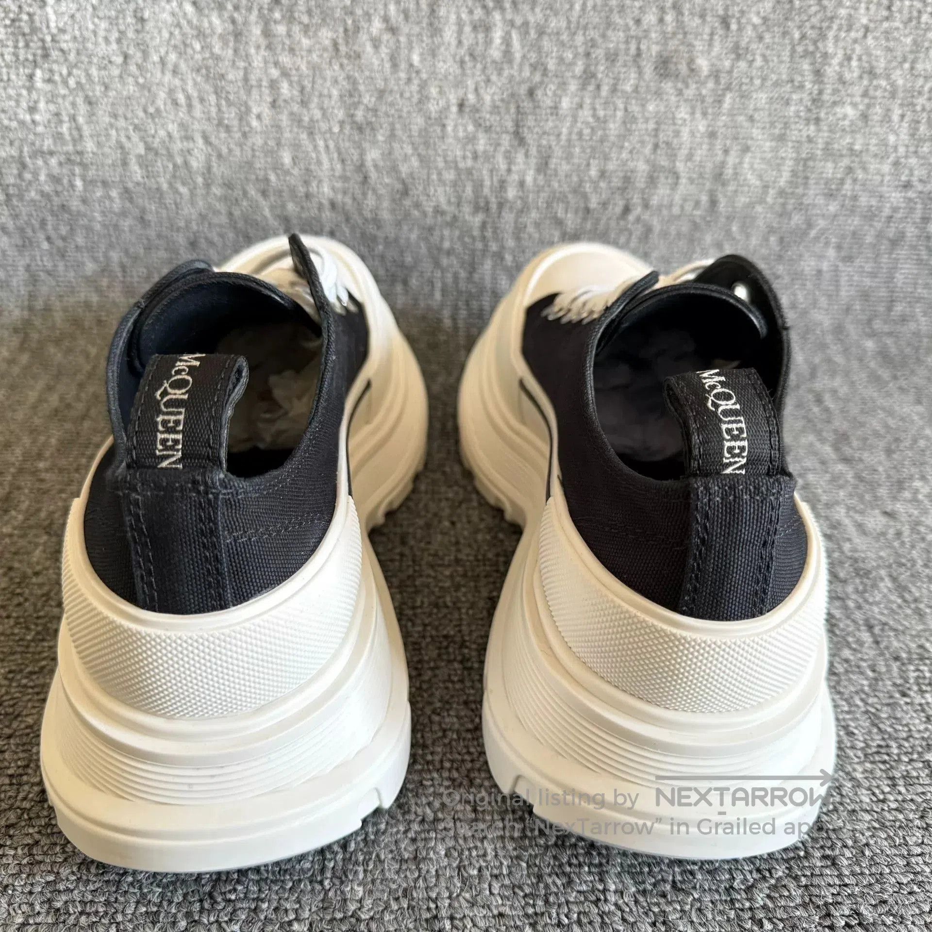 Alexander McQueen Alexander McQueen Platform Canvas Shoes. Size US 7 / IT 37 - 4 Thumbnail
